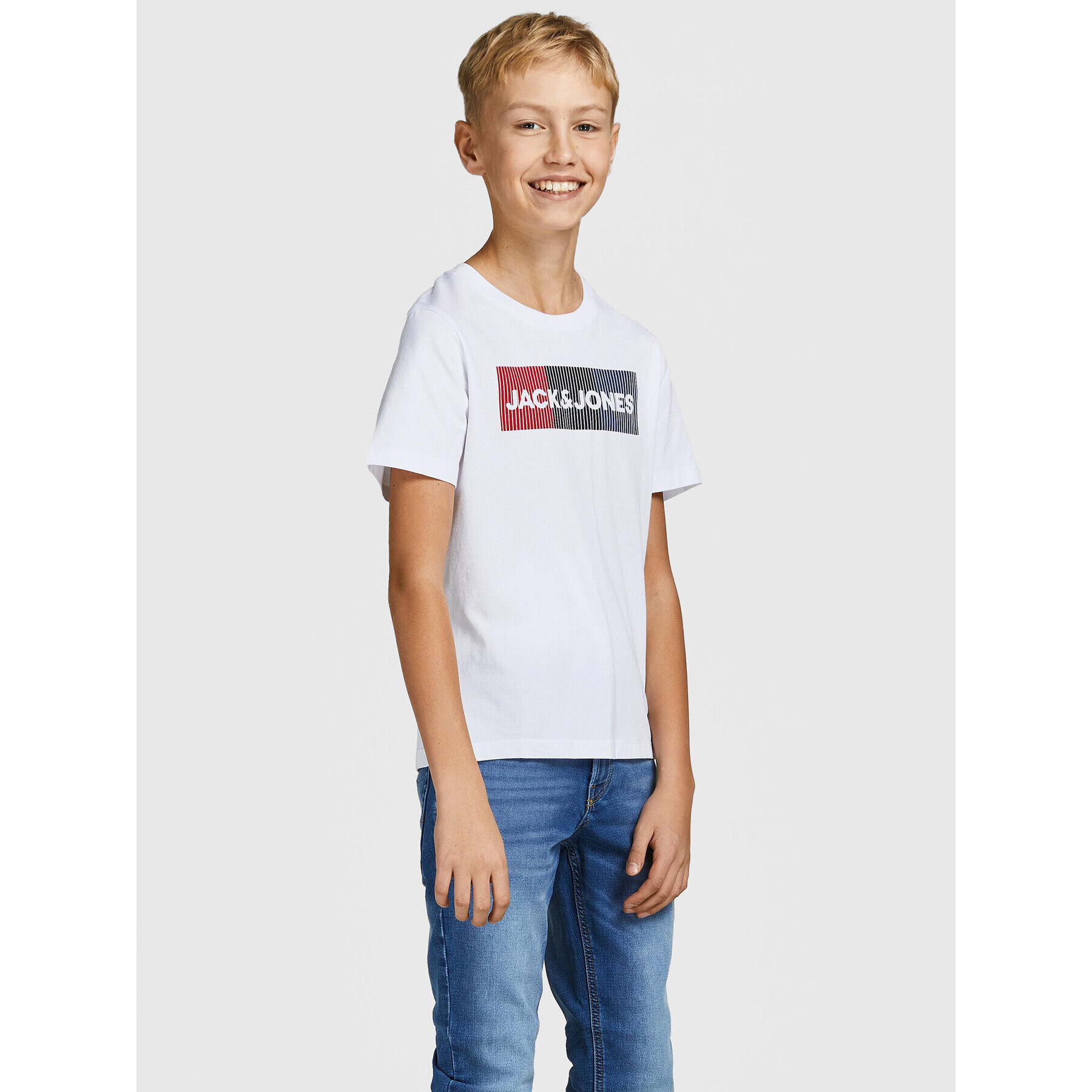 Jack&Jones Junior Súprava 3 tričiek Corp 12199948 Farebná Regular Fit - Pepit.sk