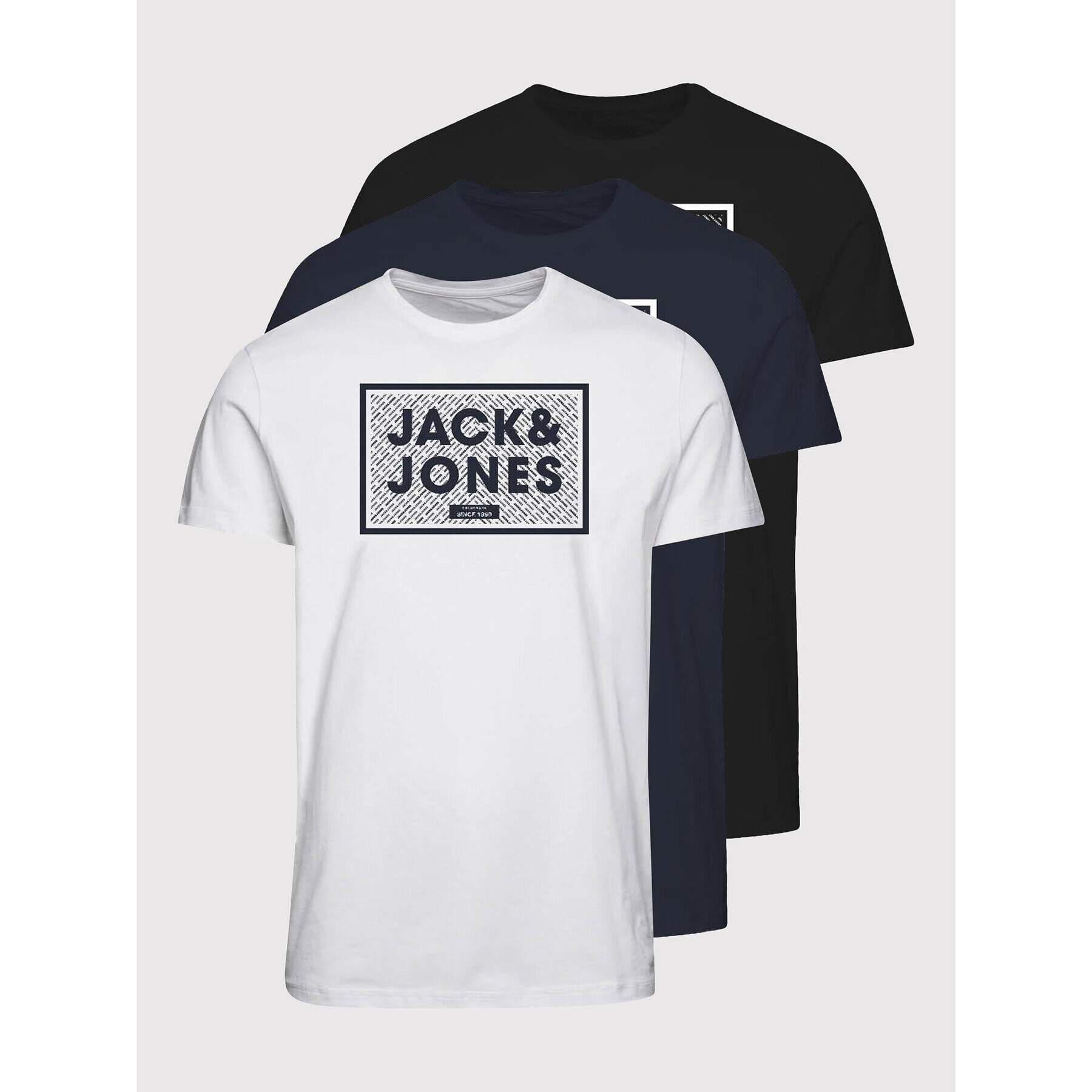 Jack&Jones Junior Súprava 3 tričiek Harrison 12222476 Farebná Regular Fit - Pepit.sk