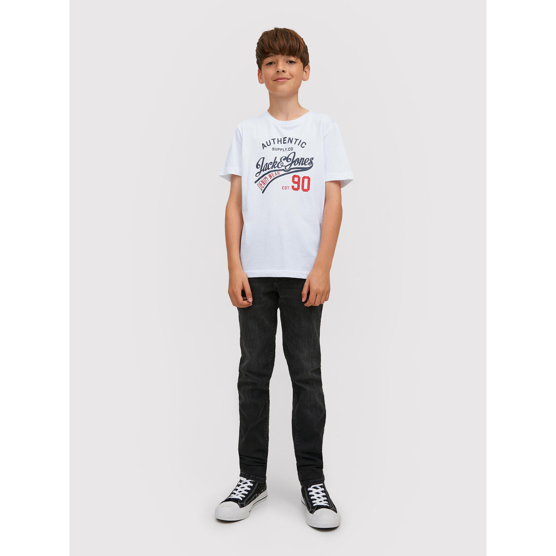 Jack&Jones Junior Súprava 3 tričiek Than 12222425 Farebná Regular Fit - Pepit.sk