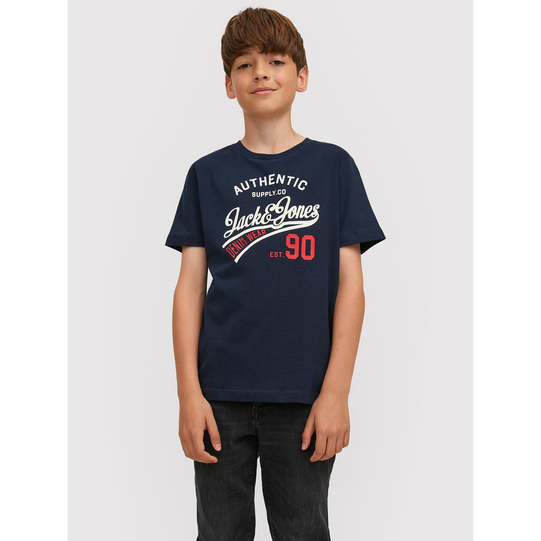 Jack&Jones Junior Súprava 3 tričiek Than 12222425 Farebná Regular Fit - Pepit.sk