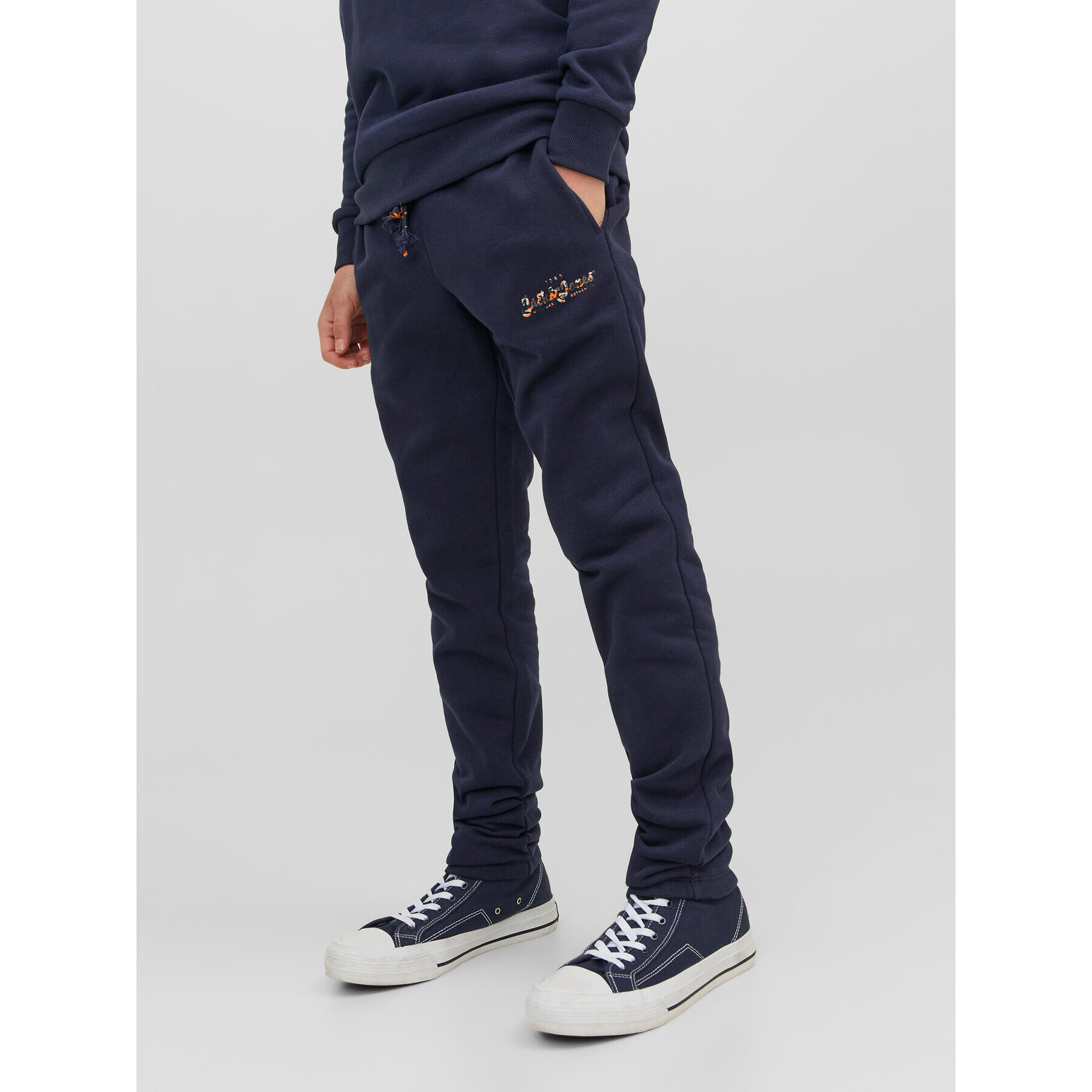 Jack&Jones Junior Teplákové nohavice 12237173 Tmavomodrá Comfort Fit - Pepit.sk