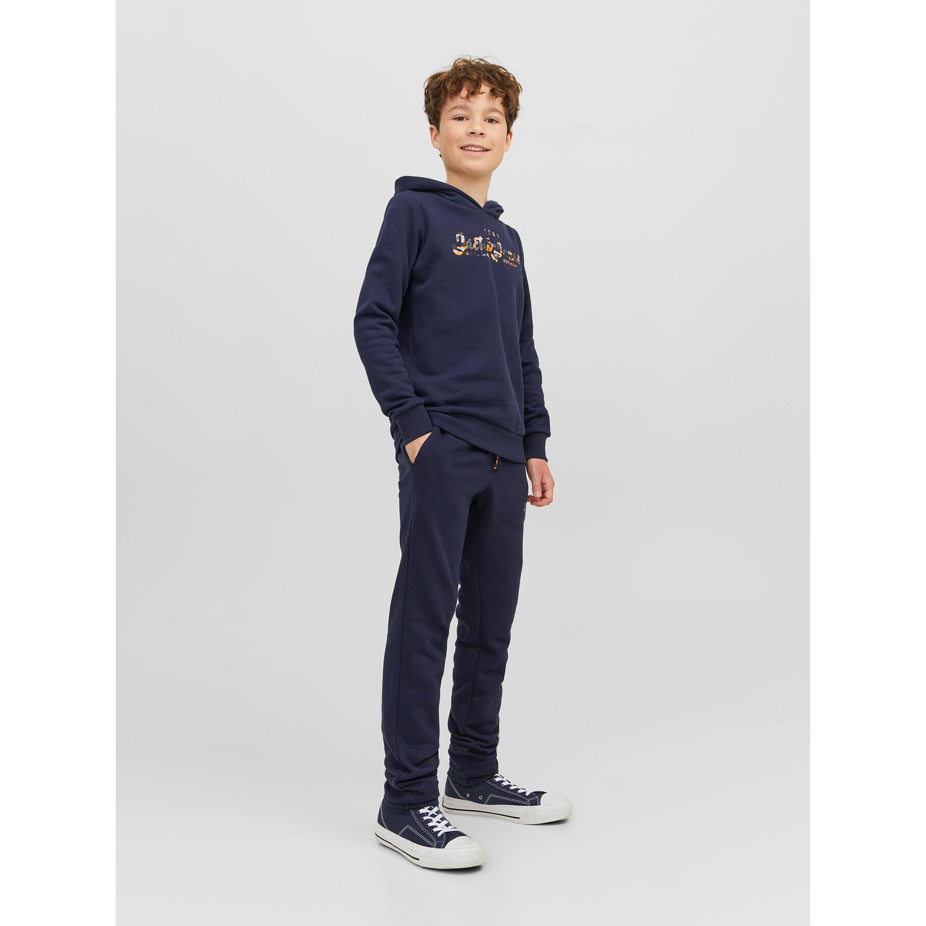 Jack&Jones Junior Teplákové nohavice 12237173 Tmavomodrá Comfort Fit - Pepit.sk