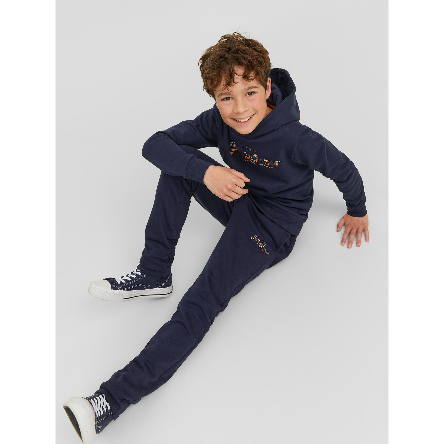 Jack&Jones Junior Teplákové nohavice 12237173 Tmavomodrá Comfort Fit - Pepit.sk