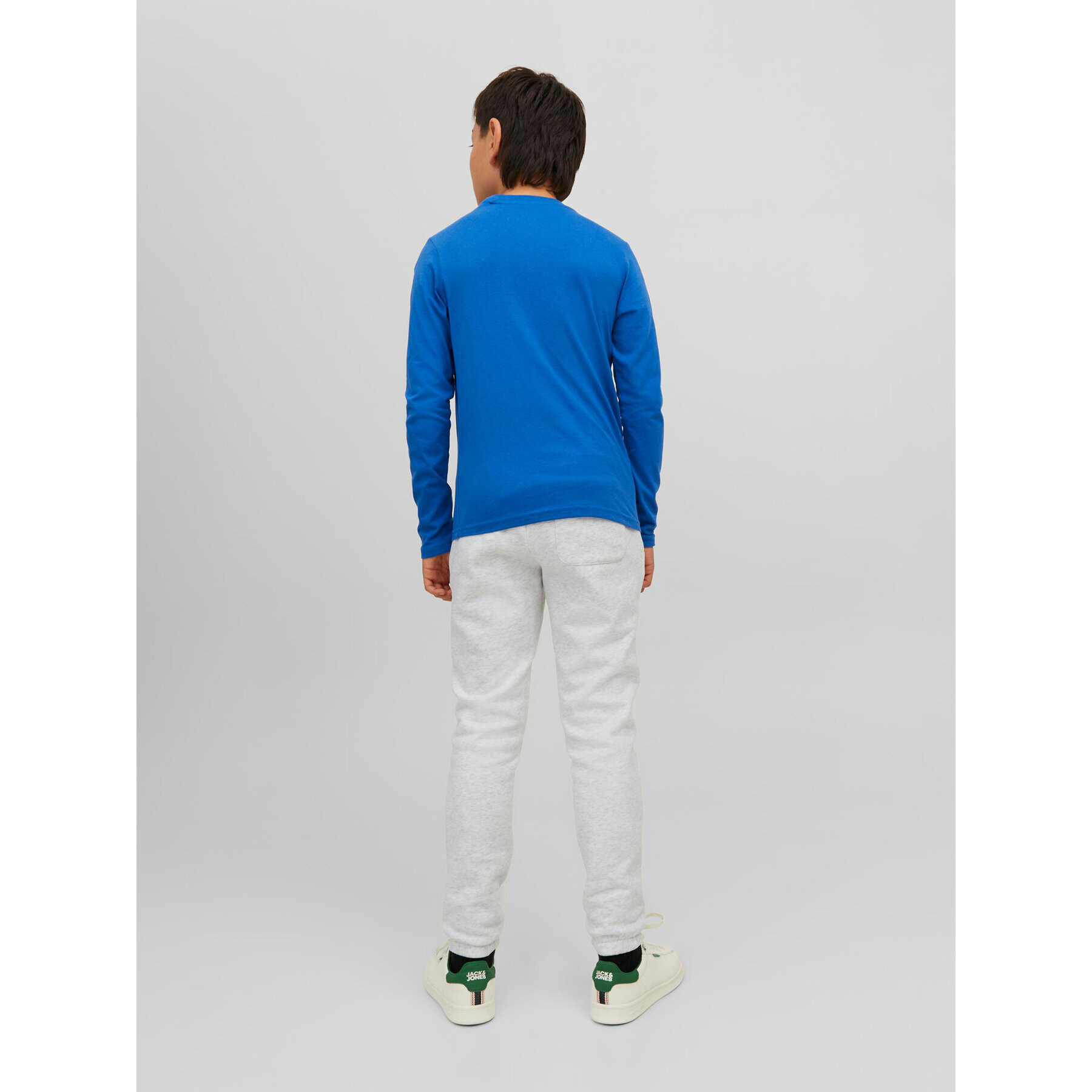 Jack&Jones Junior Teplákové nohavice 12237403 Sivá Slim Fit - Pepit.sk