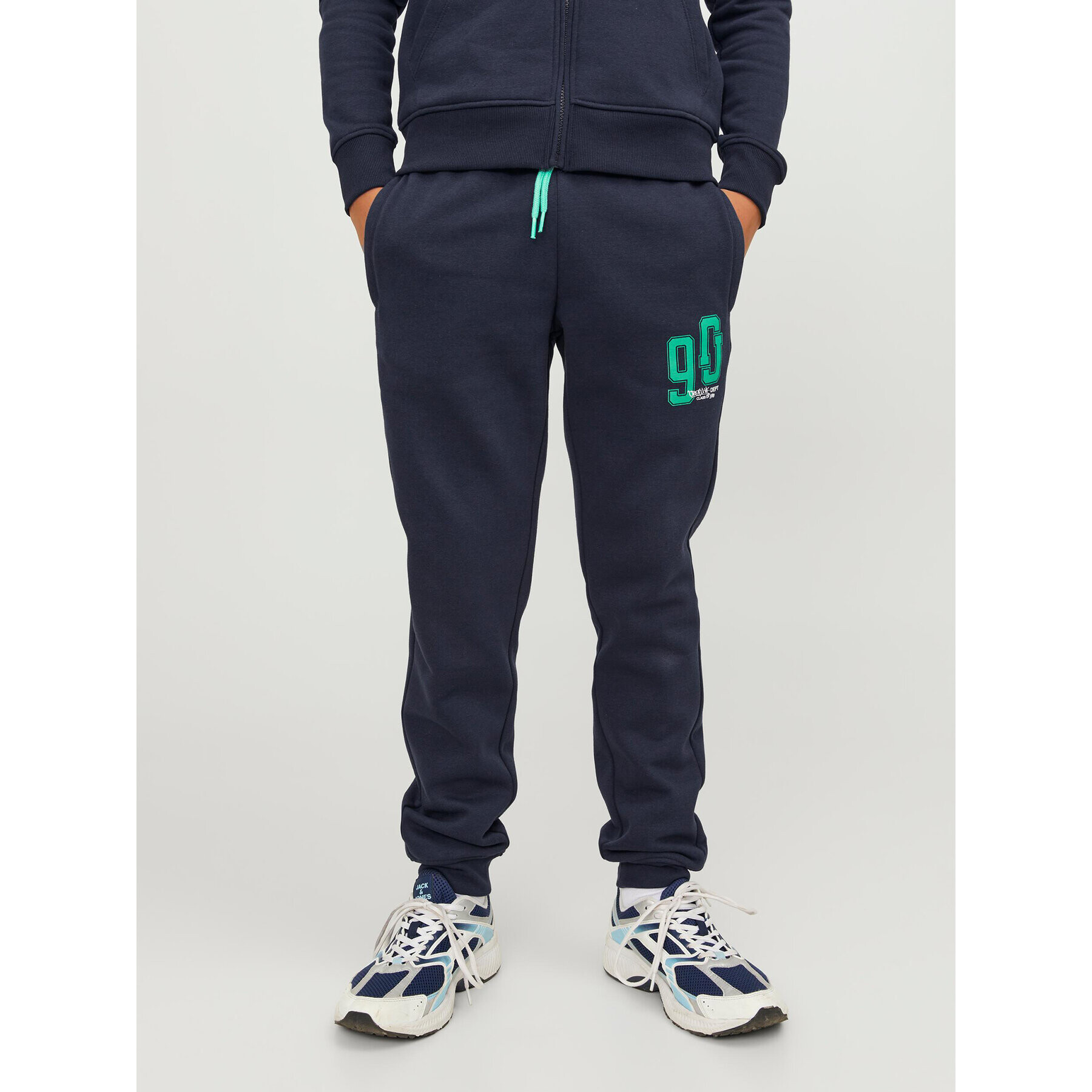 Jack&Jones Junior Teplákové nohavice 12243083 Tmavomodrá Relaxed Fit - Pepit.sk