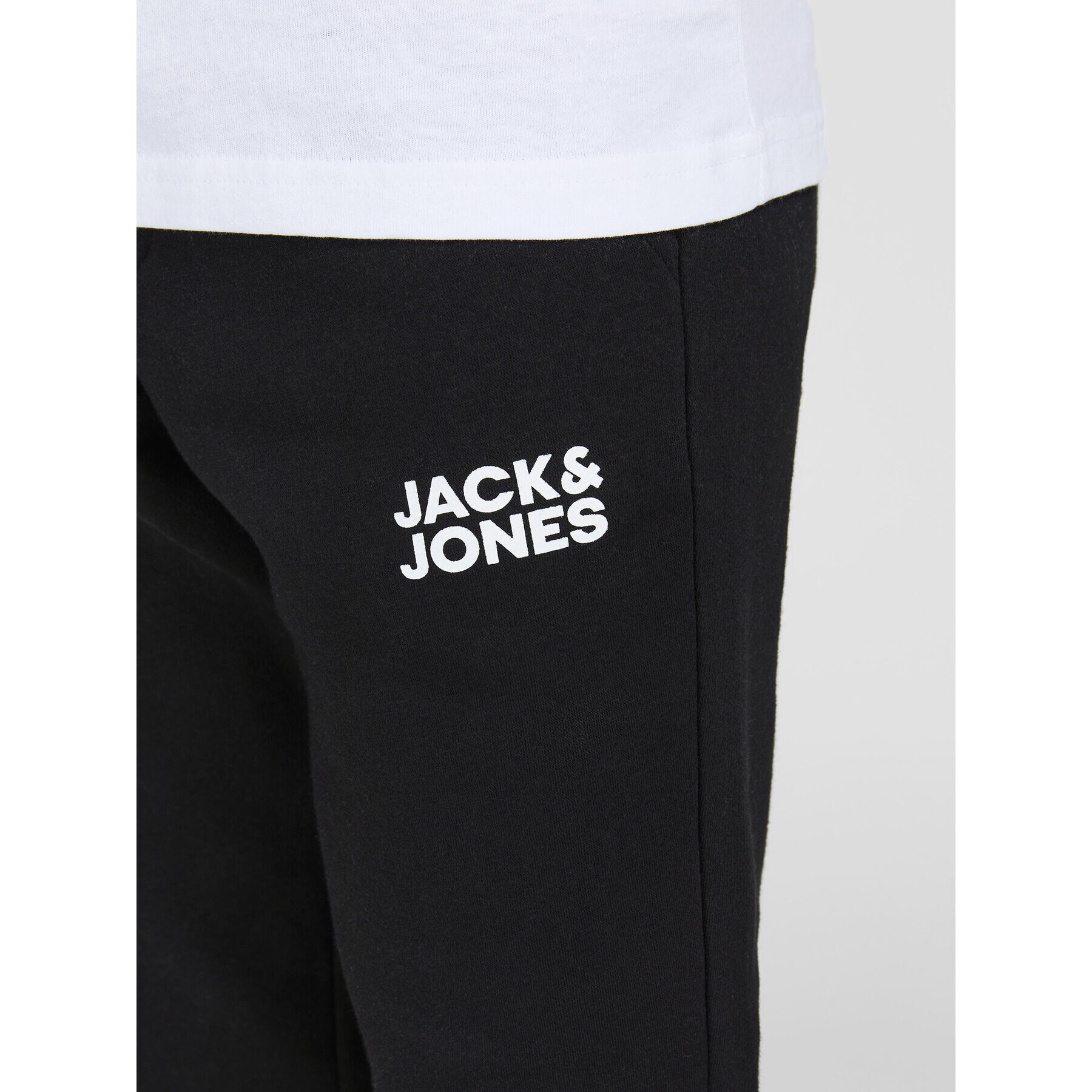 Jack&Jones Junior Teplákové nohavice Gordon 12179798 Čierna Regular Fit - Pepit.sk