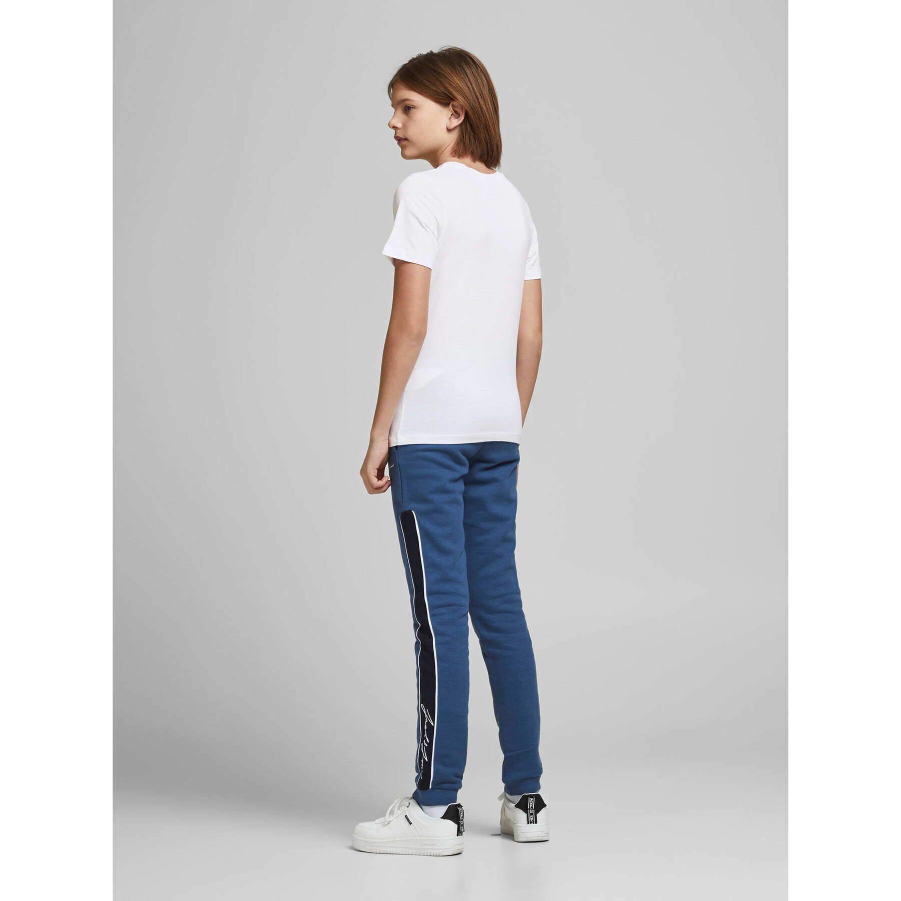 Jack&Jones Junior Tričko 12152730 Biela Regular Fit - Pepit.sk