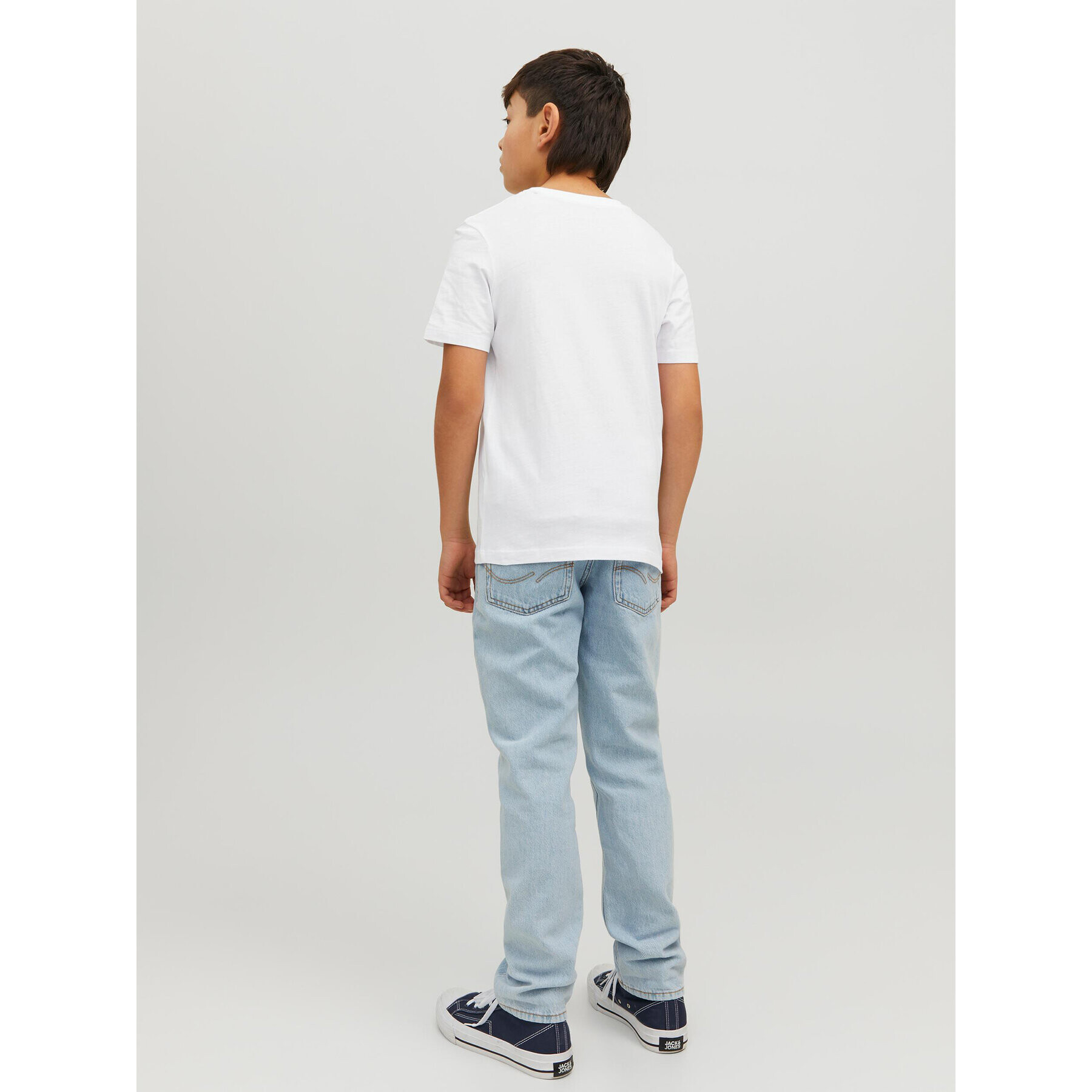 Jack&Jones Junior Tričko 12231298 Biela Regular Fit - Pepit.sk