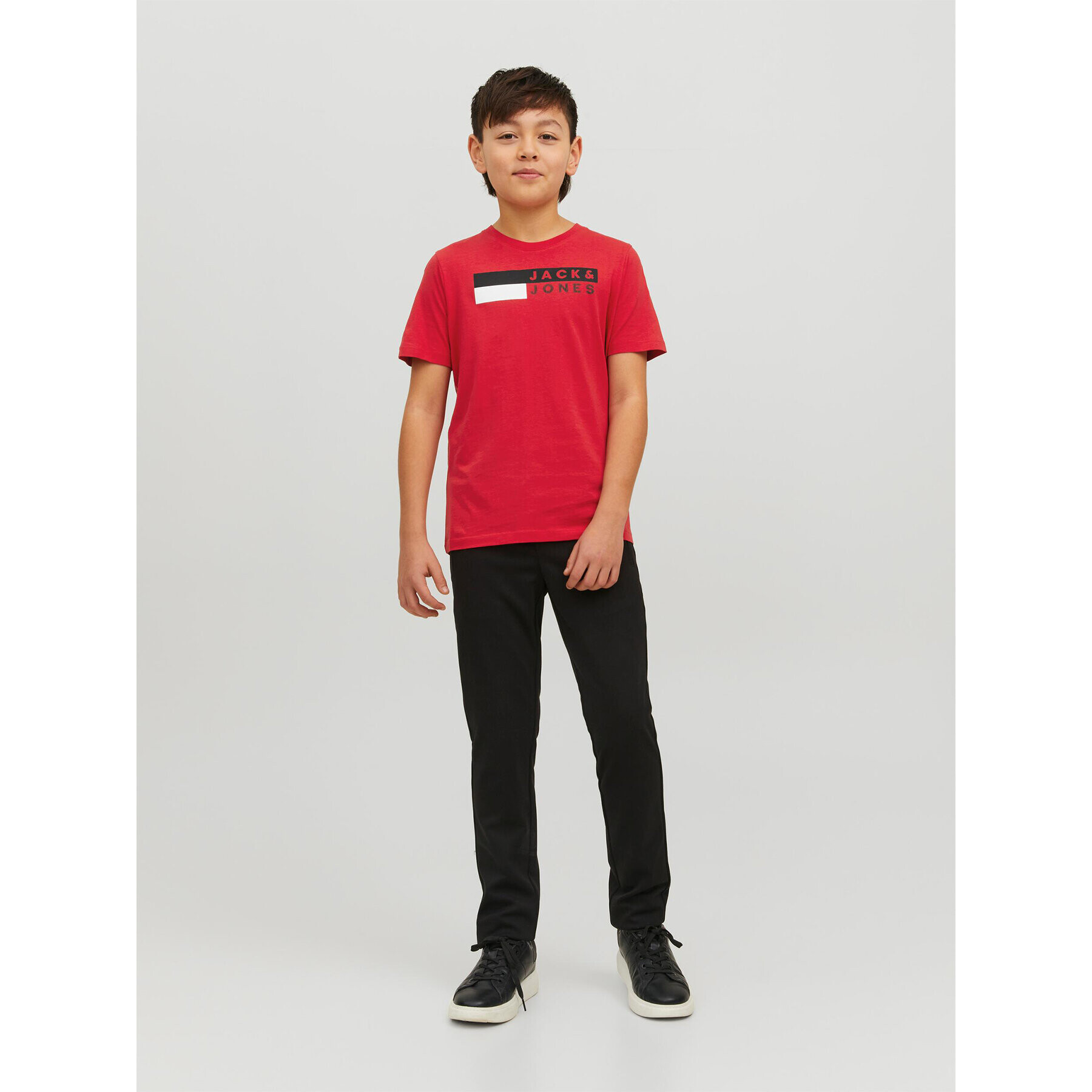 Jack&Jones Junior Tričko 12231298 Červená Regular Fit - Pepit.sk