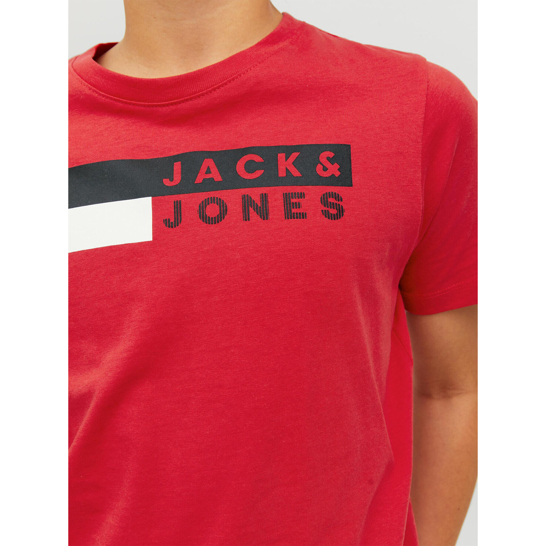 Jack&Jones Junior Tričko 12231298 Červená Regular Fit - Pepit.sk