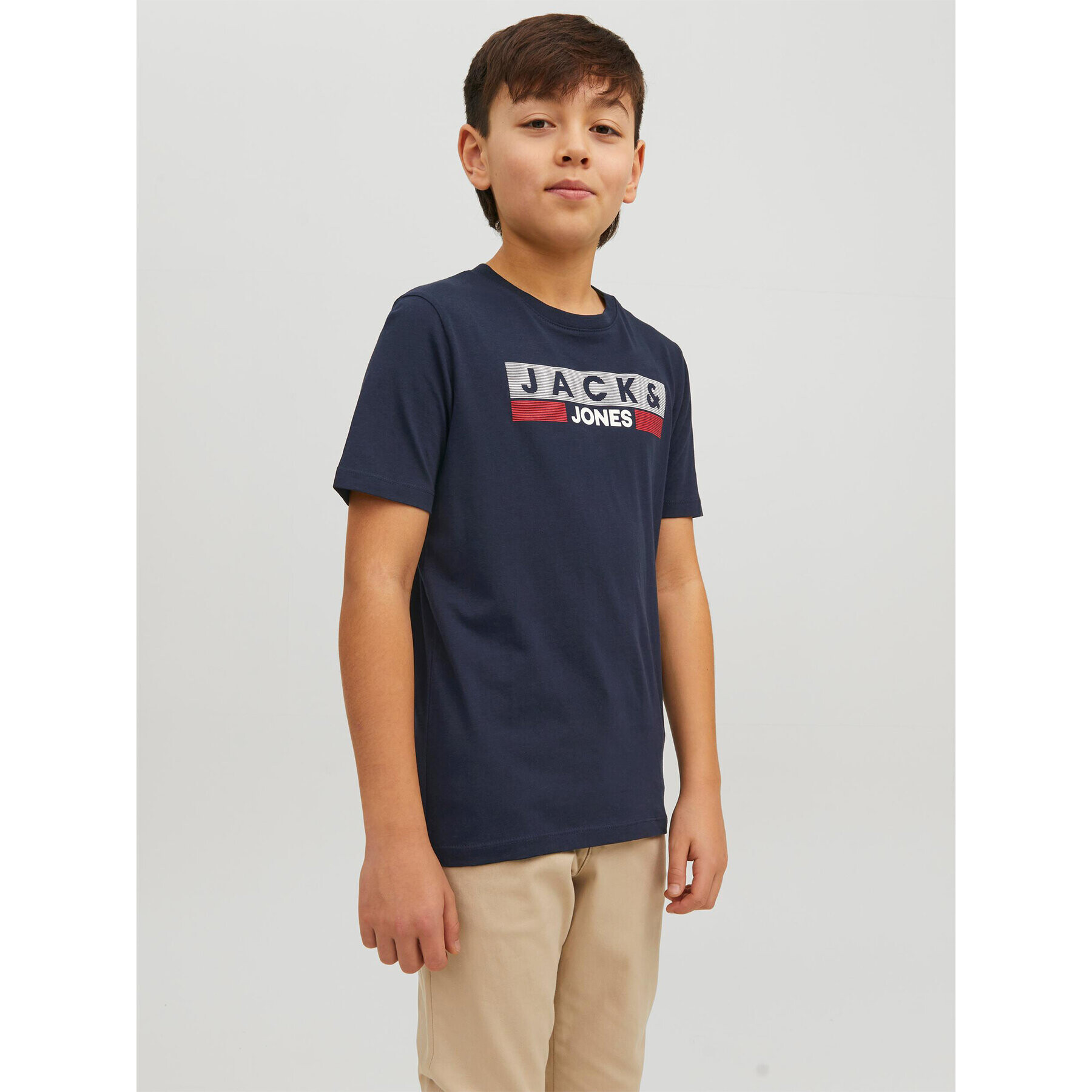 Jack&Jones Junior Tričko 12231298 Modrá Regular Fit - Pepit.sk