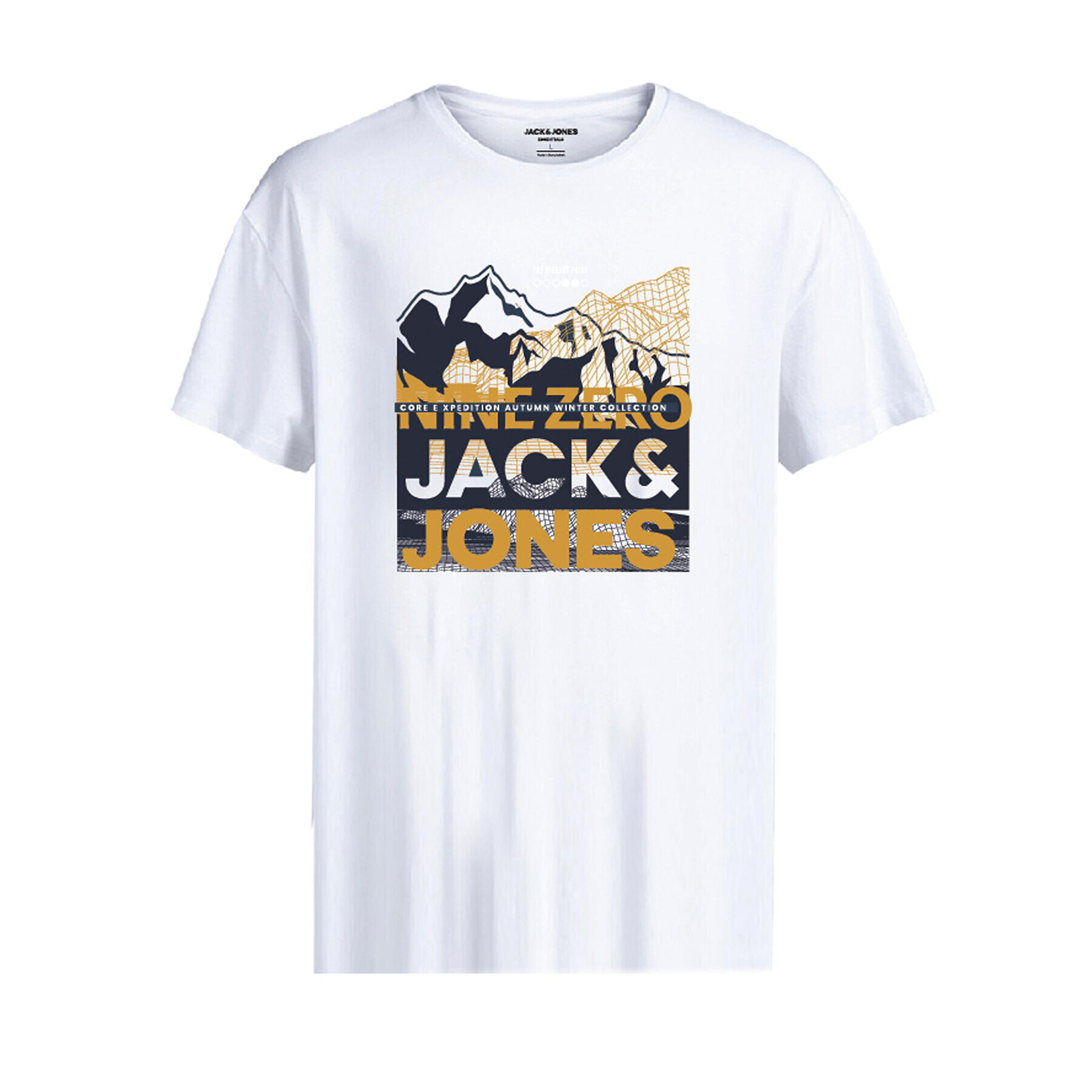 Jack&Jones Junior Tričko Booster 12226498 Biela Regular Fit - Pepit.sk