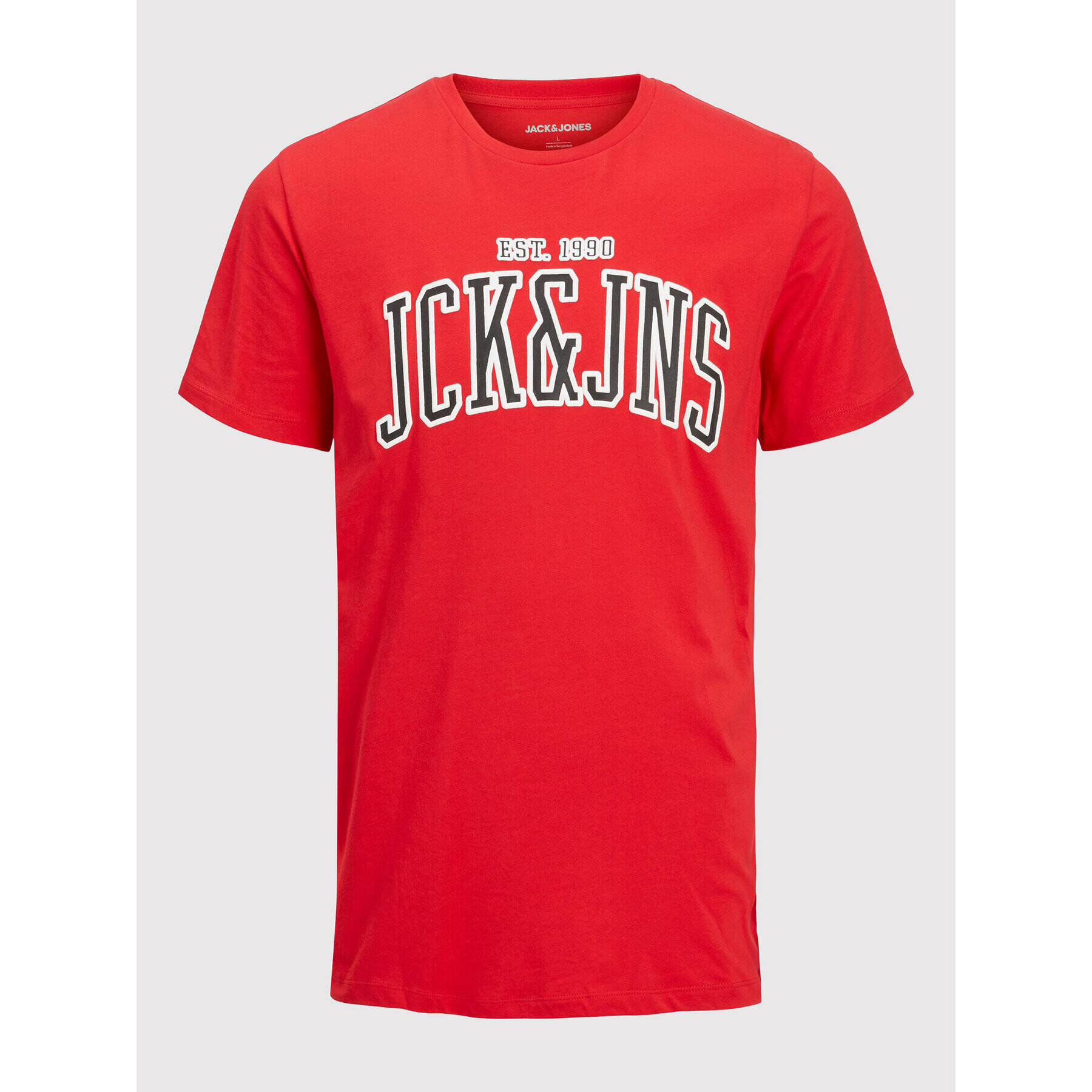 Jack&Jones Junior Tričko Cemb 12213304 Červená Regular Fit - Pepit.sk