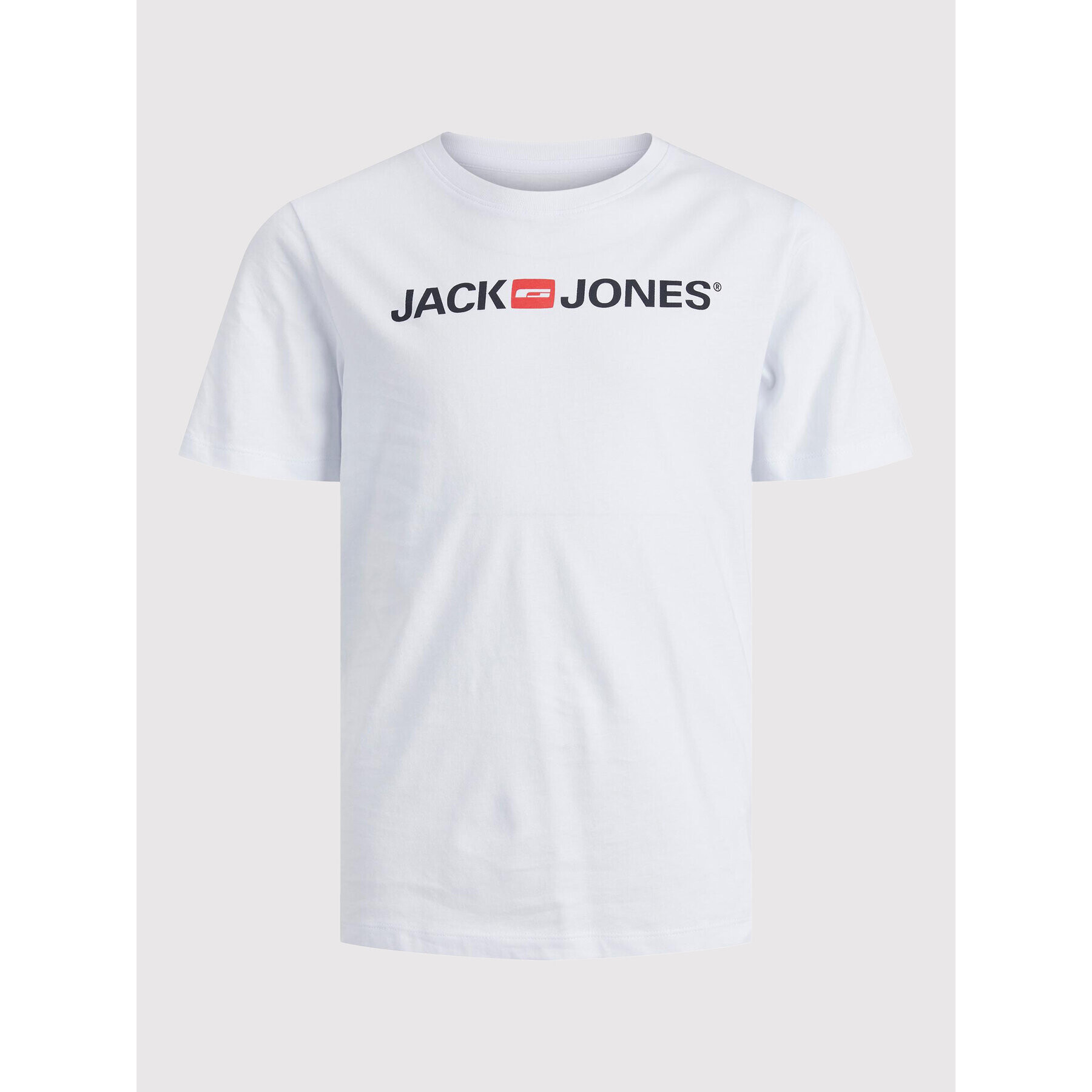 Jack&Jones Junior Tričko Corp 12212865 Biela Regular Fit - Pepit.sk