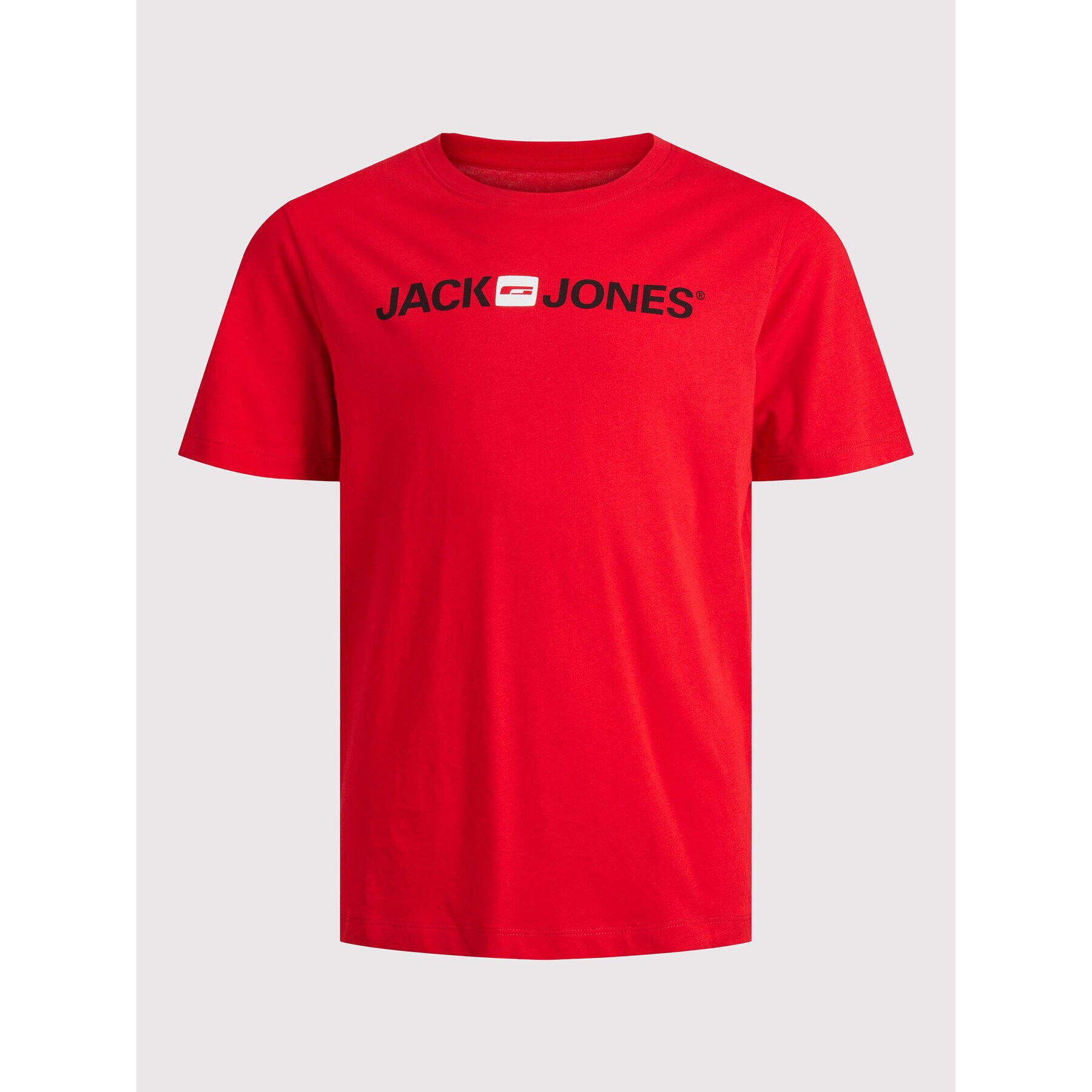 Jack&Jones Junior Tričko Corp 12212865 Červená Regular Fit - Pepit.sk