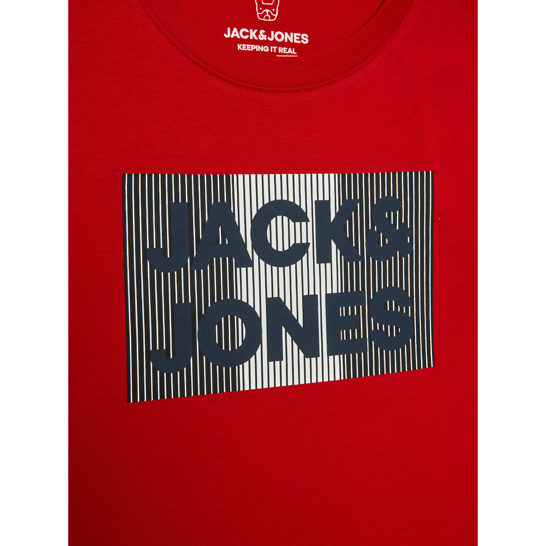 Jack&Jones Junior Tričko Corp Logo 12152730 Červená Regular Fit - Pepit.sk