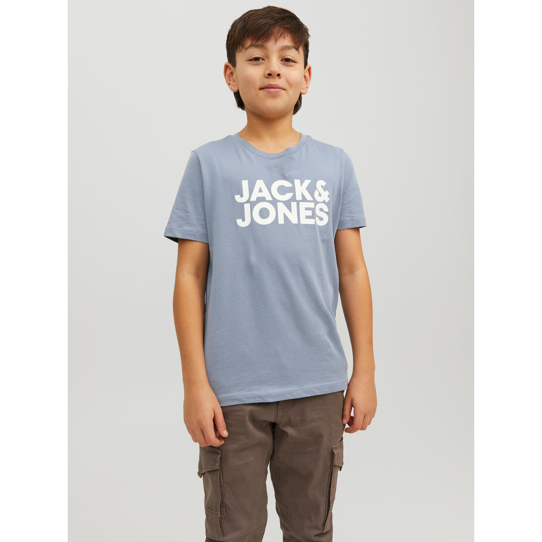 Jack&Jones Junior Tričko Corp Logo 12152730 Modrá Regular Fit - Pepit.sk