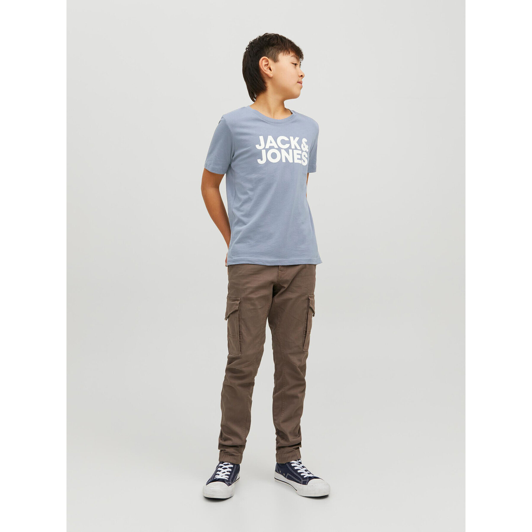 Jack&Jones Junior Tričko Corp Logo 12152730 Modrá Regular Fit - Pepit.sk