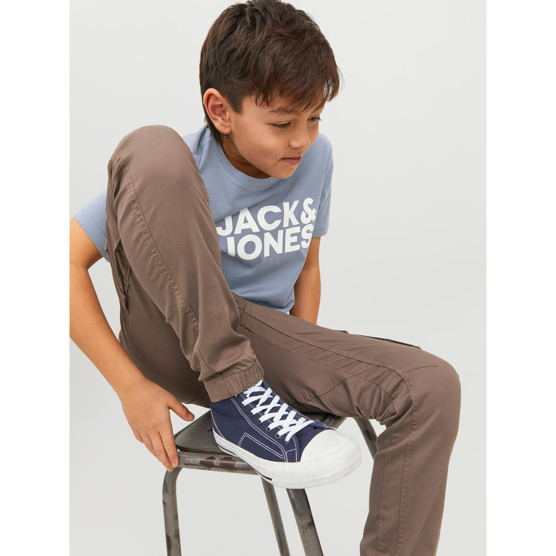 Jack&Jones Junior Tričko Corp Logo 12152730 Modrá Regular Fit - Pepit.sk