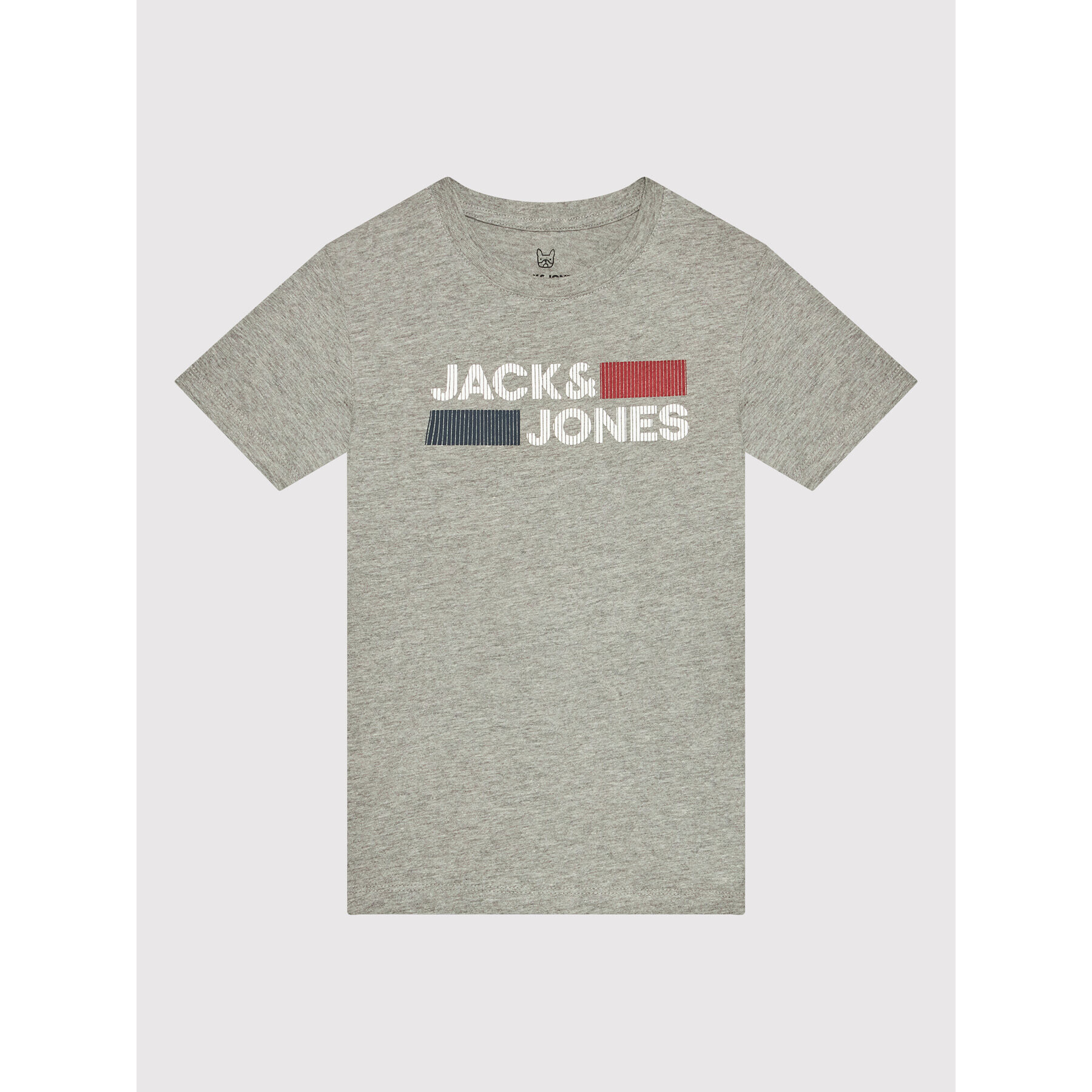 Jack&Jones Junior Tričko Corp Logo 12152730 Sivá Regular Fit - Pepit.sk