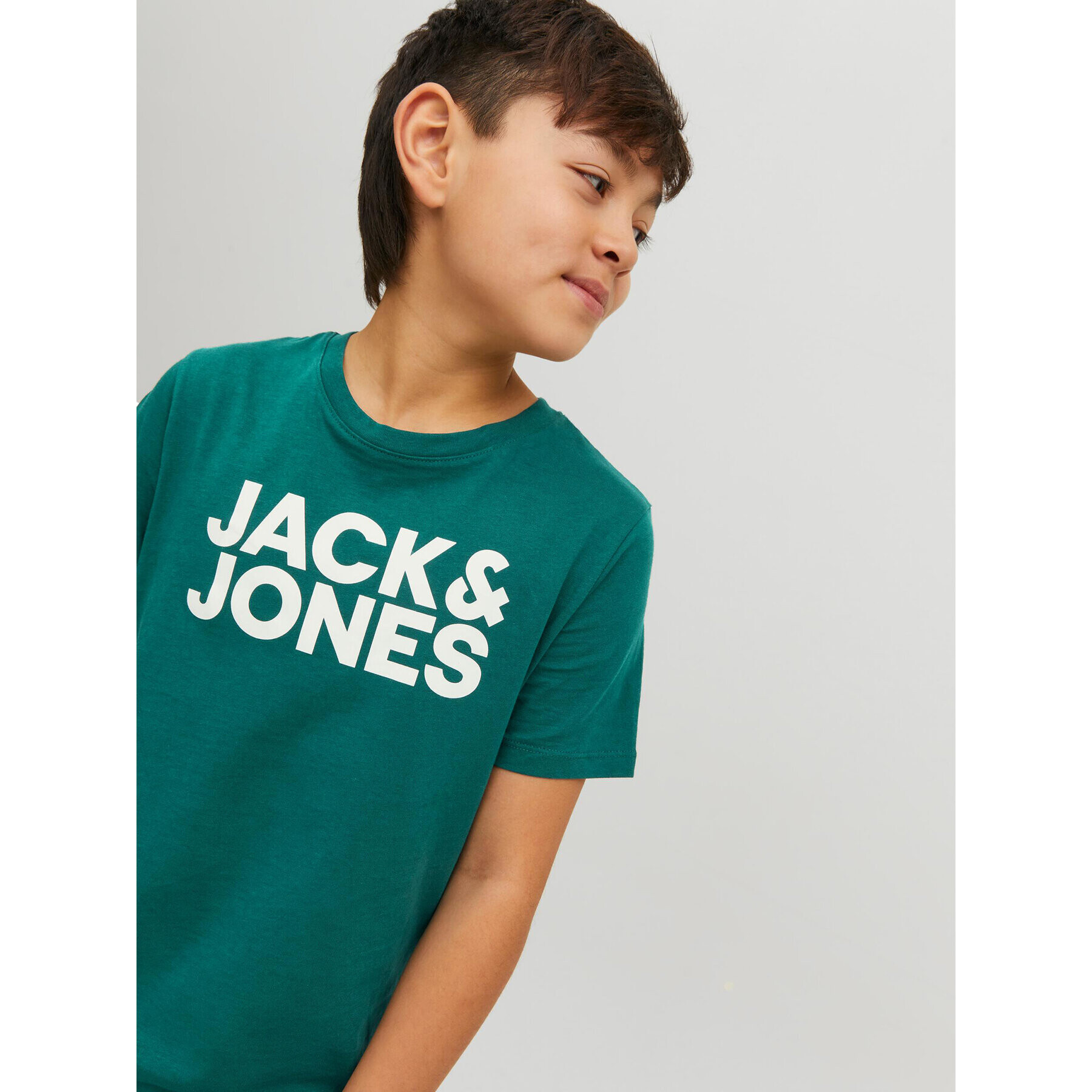 Jack&Jones Junior Tričko Corp Logo 12152730 Zelená Regular Fit - Pepit.sk