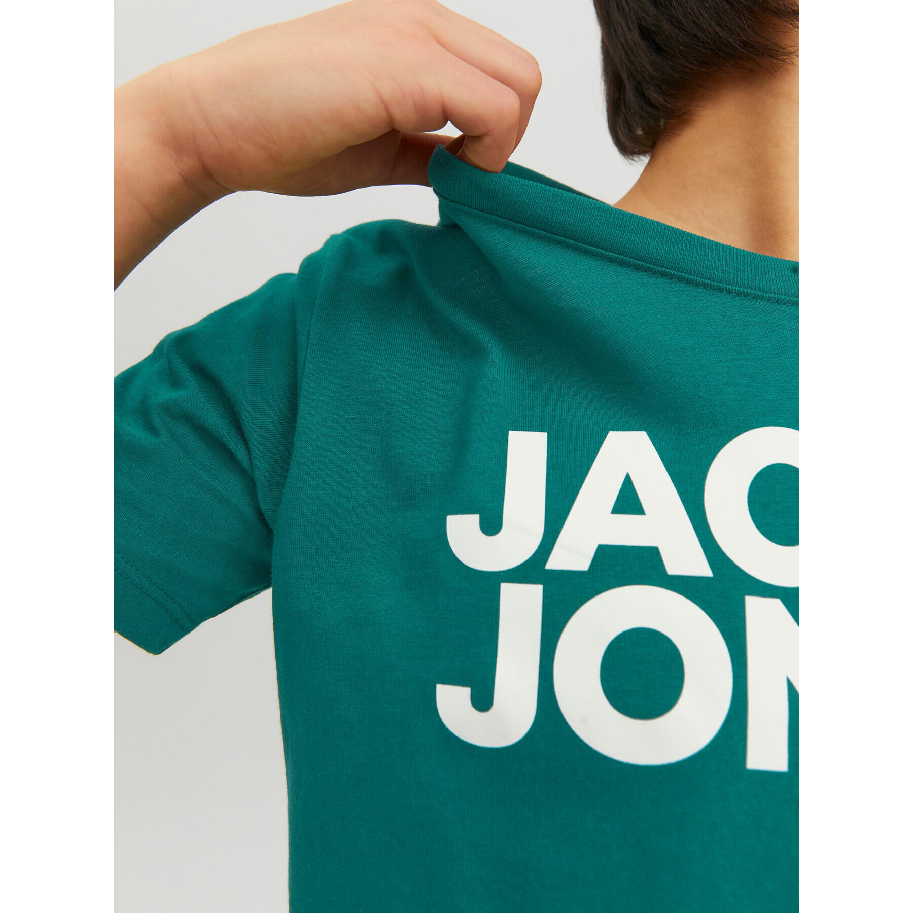 Jack&Jones Junior Tričko Corp Logo 12152730 Zelená Regular Fit - Pepit.sk