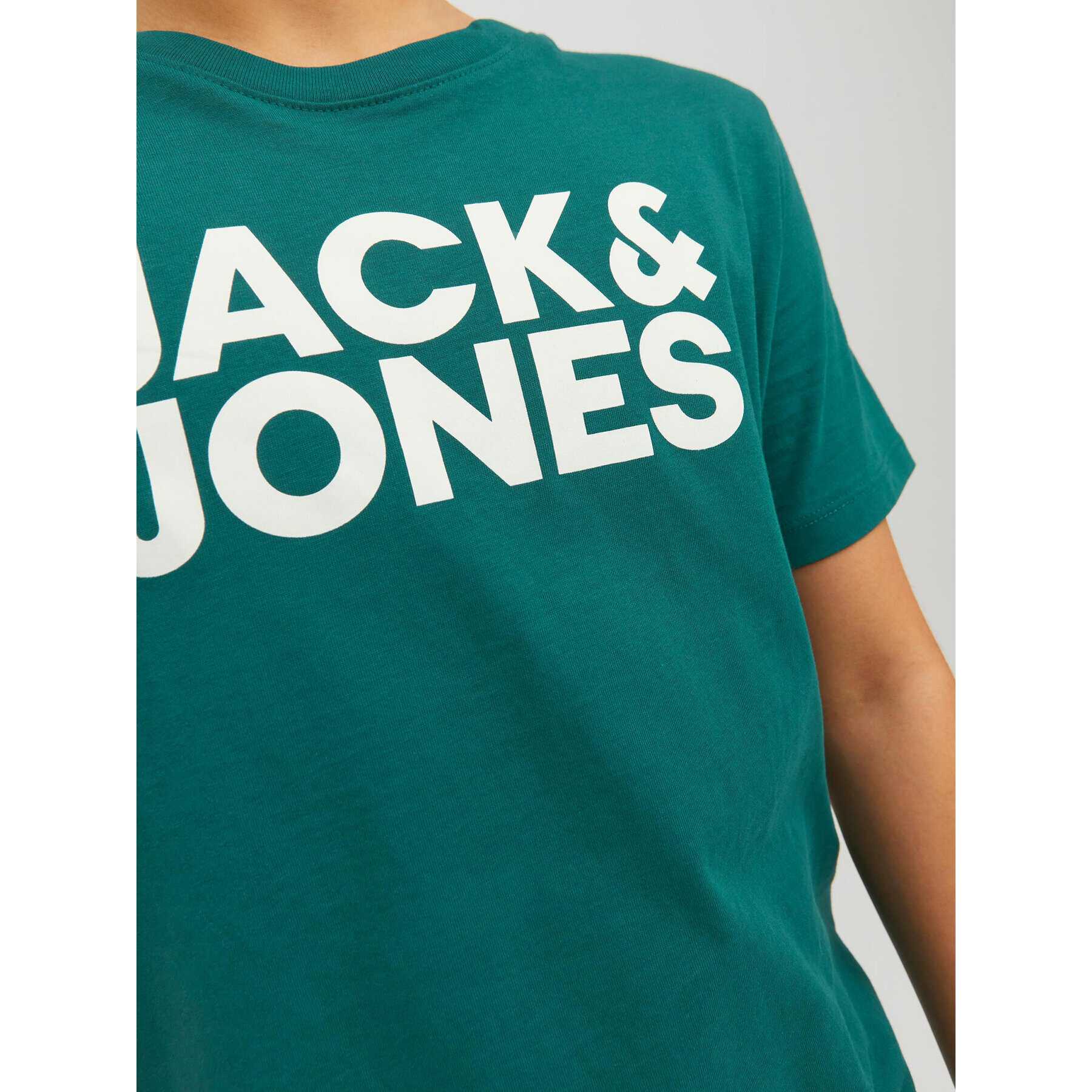 Jack&Jones Junior Tričko Corp Logo 12152730 Zelená Regular Fit - Pepit.sk