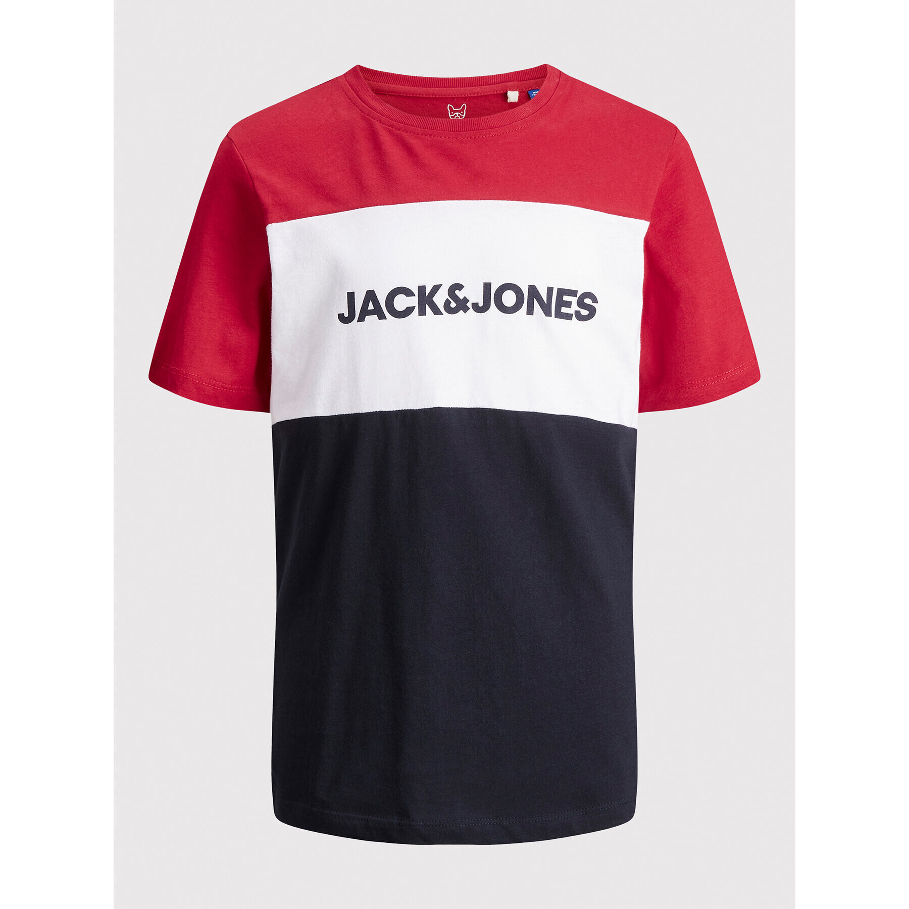 Jack&Jones Junior Tričko Logo Blocking 12174282 Farebná Regular Fit - Pepit.sk