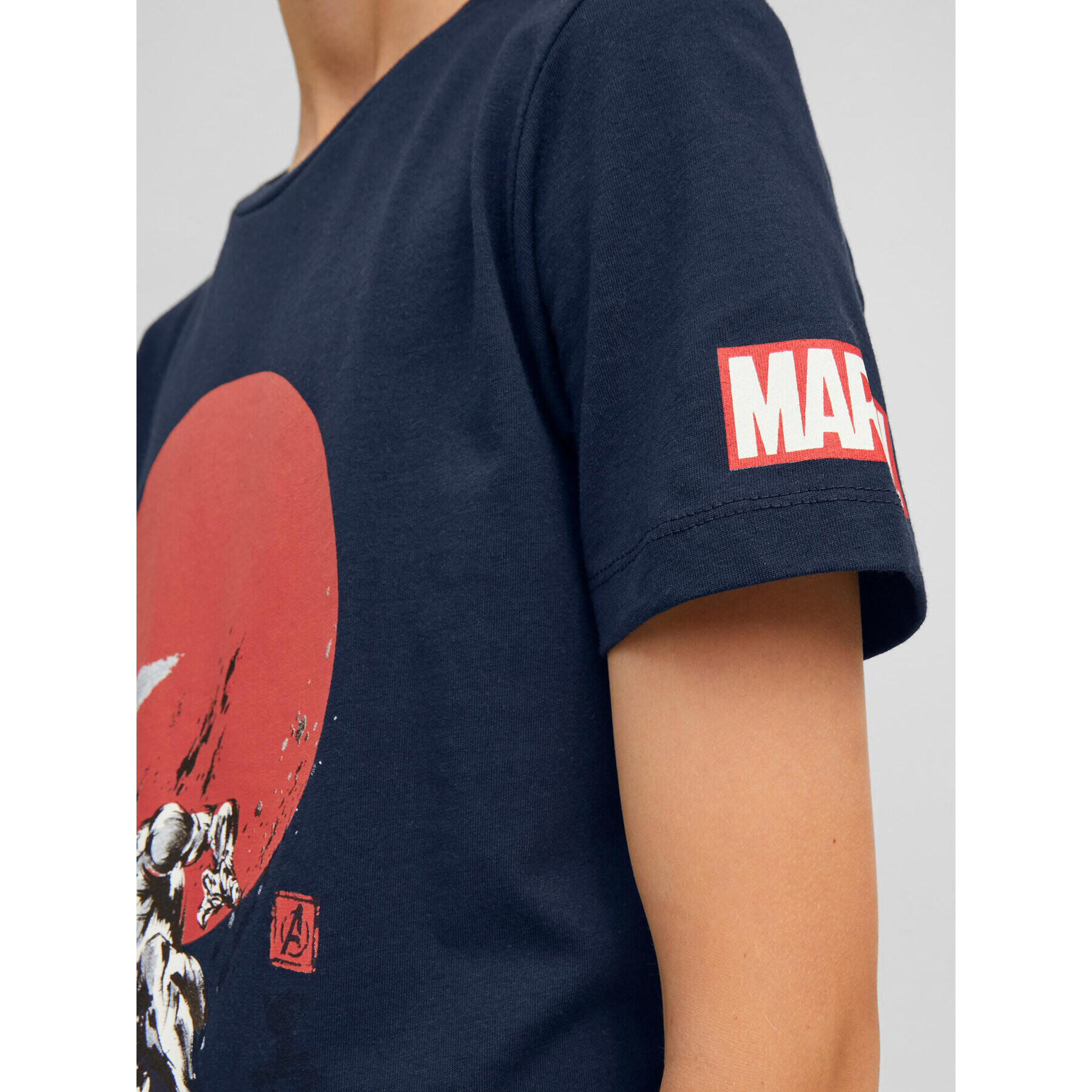 Jack&Jones Junior Tričko MARVEL Crew 12217797 Tmavomodrá Regular Fit - Pepit.sk