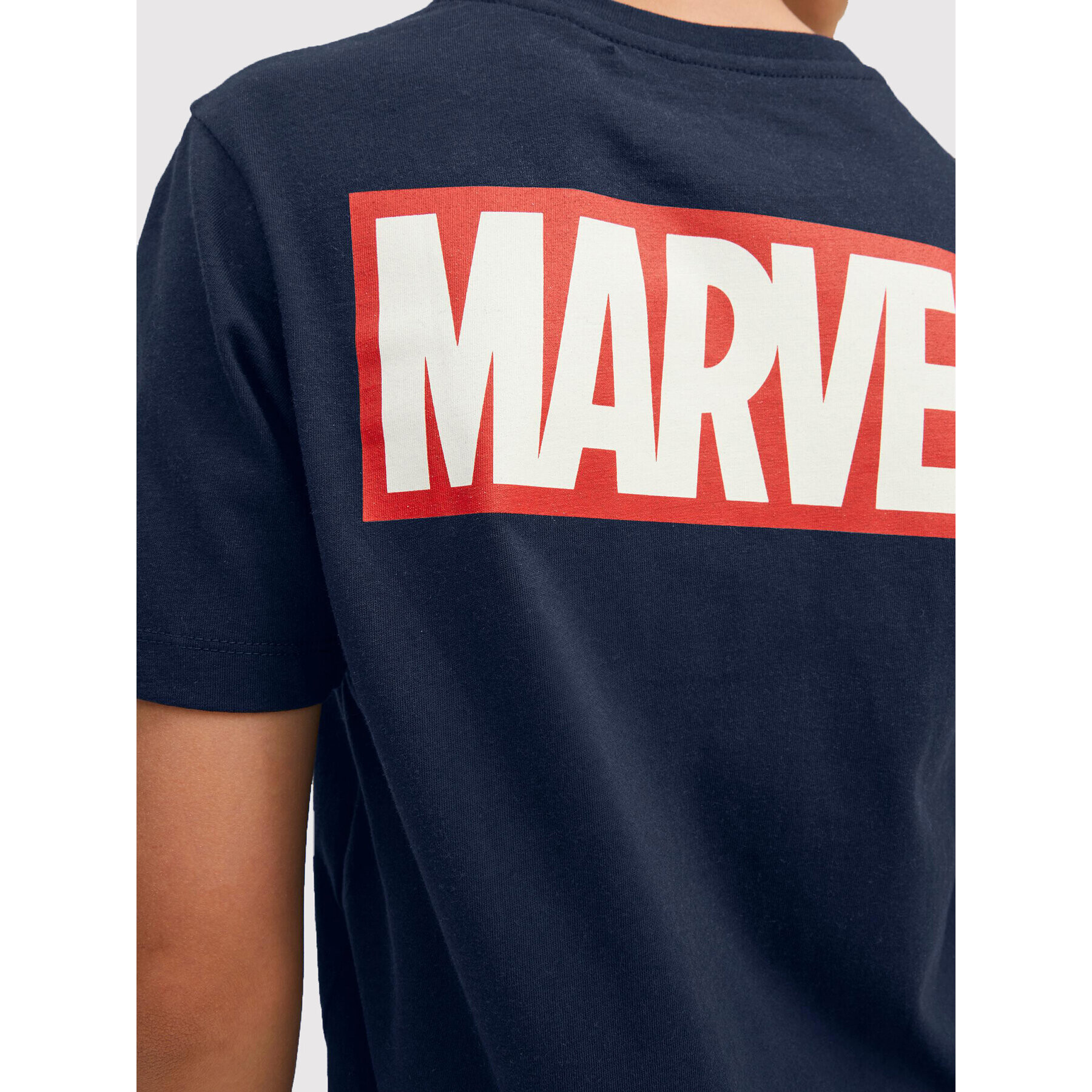 Jack&Jones Junior Tričko MARVEL Crew 12217797 Tmavomodrá Regular Fit - Pepit.sk