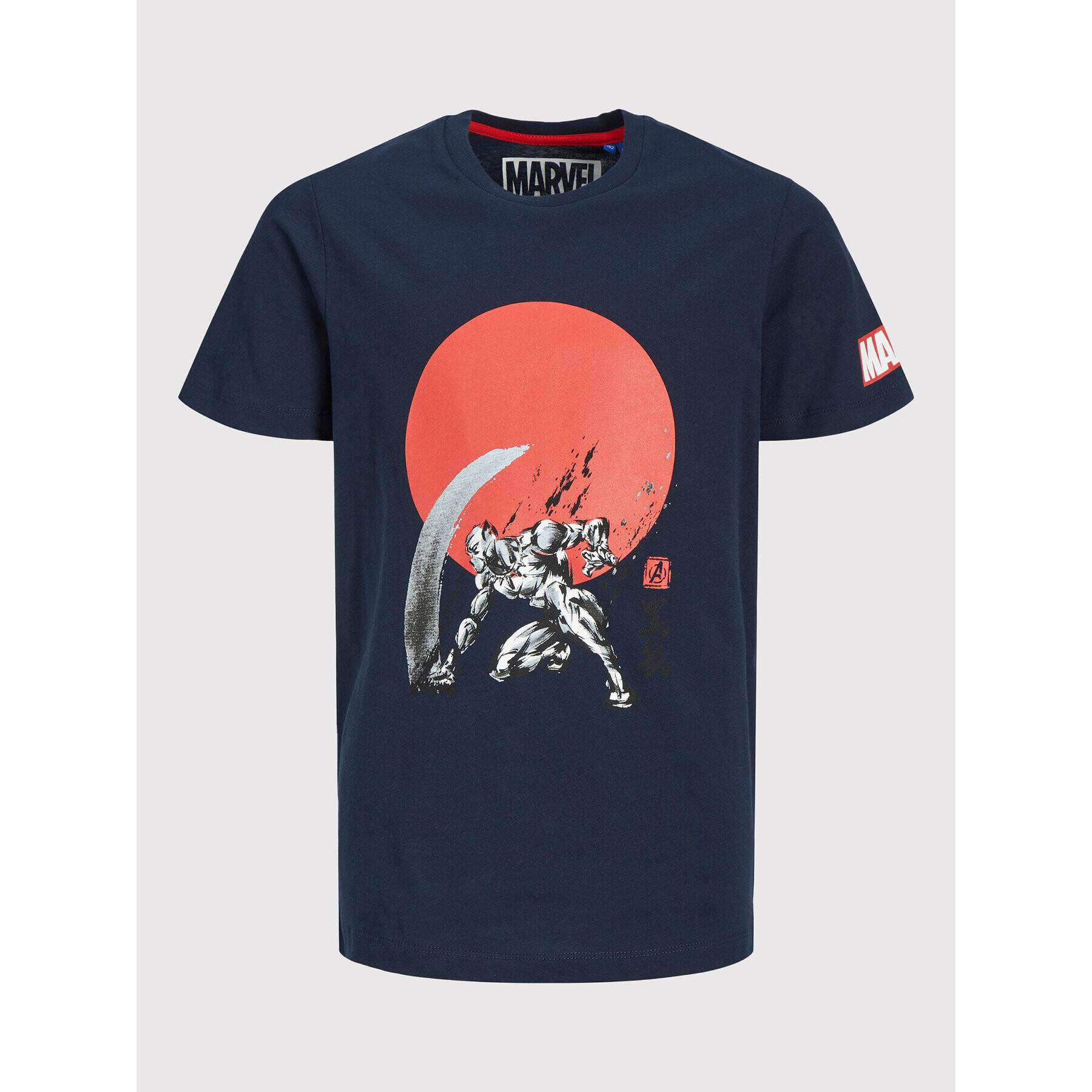 Jack&Jones Junior Tričko MARVEL Crew 12217797 Tmavomodrá Regular Fit - Pepit.sk