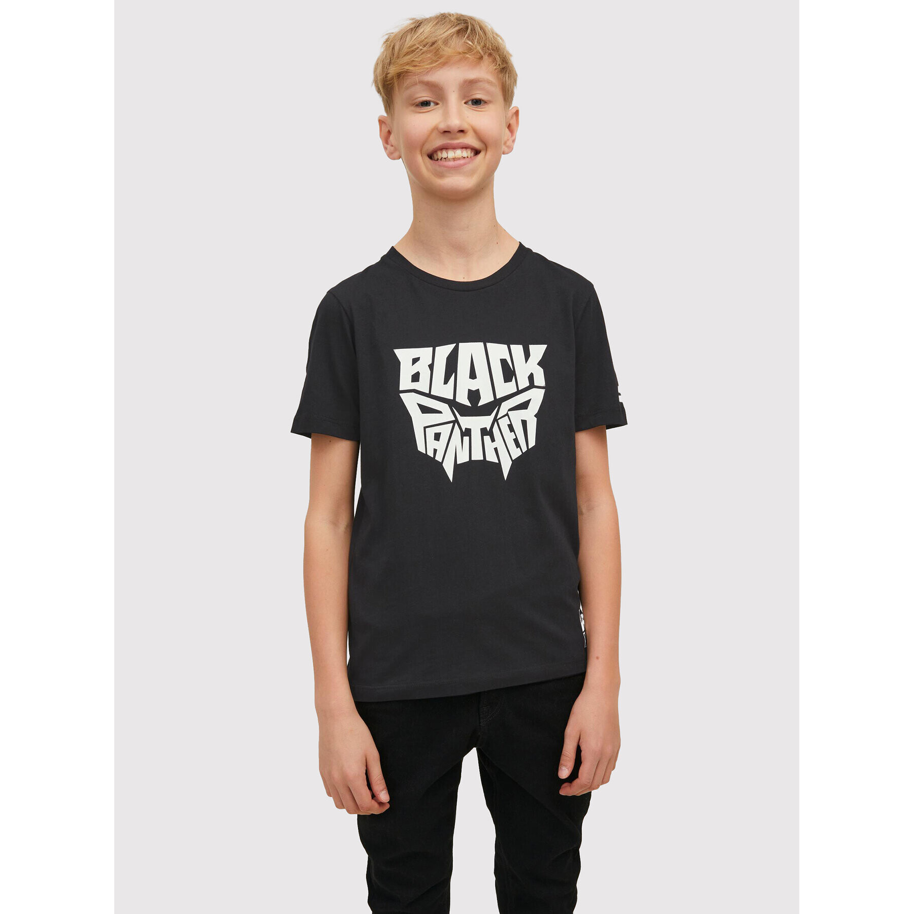 Jack&Jones Junior Tričko MARVEL Kanda 12217772 Čierna Regular Fit - Pepit.sk