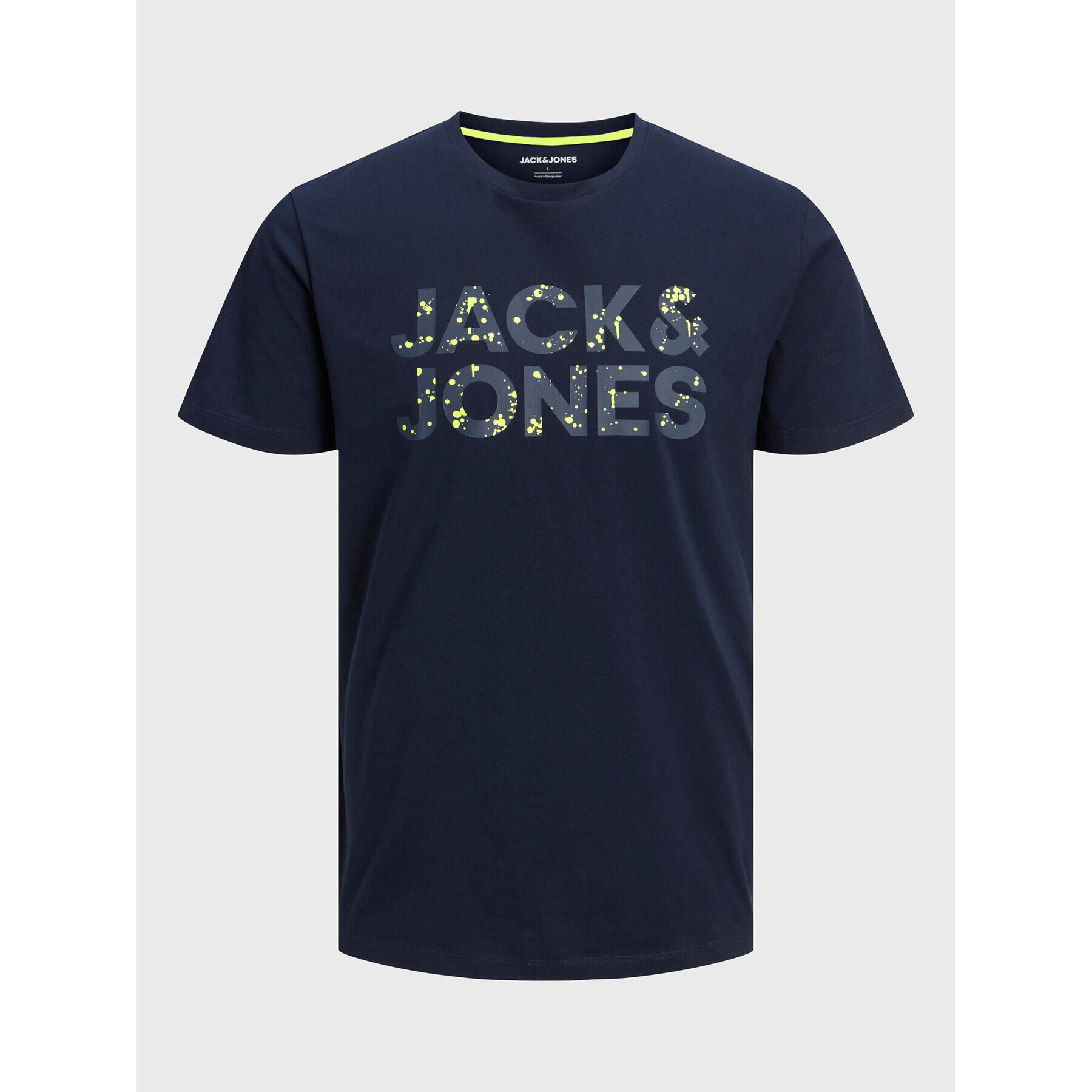 Jack&Jones Junior Tričko Neon 12224104 Tmavomodrá Regular Fit - Pepit.sk