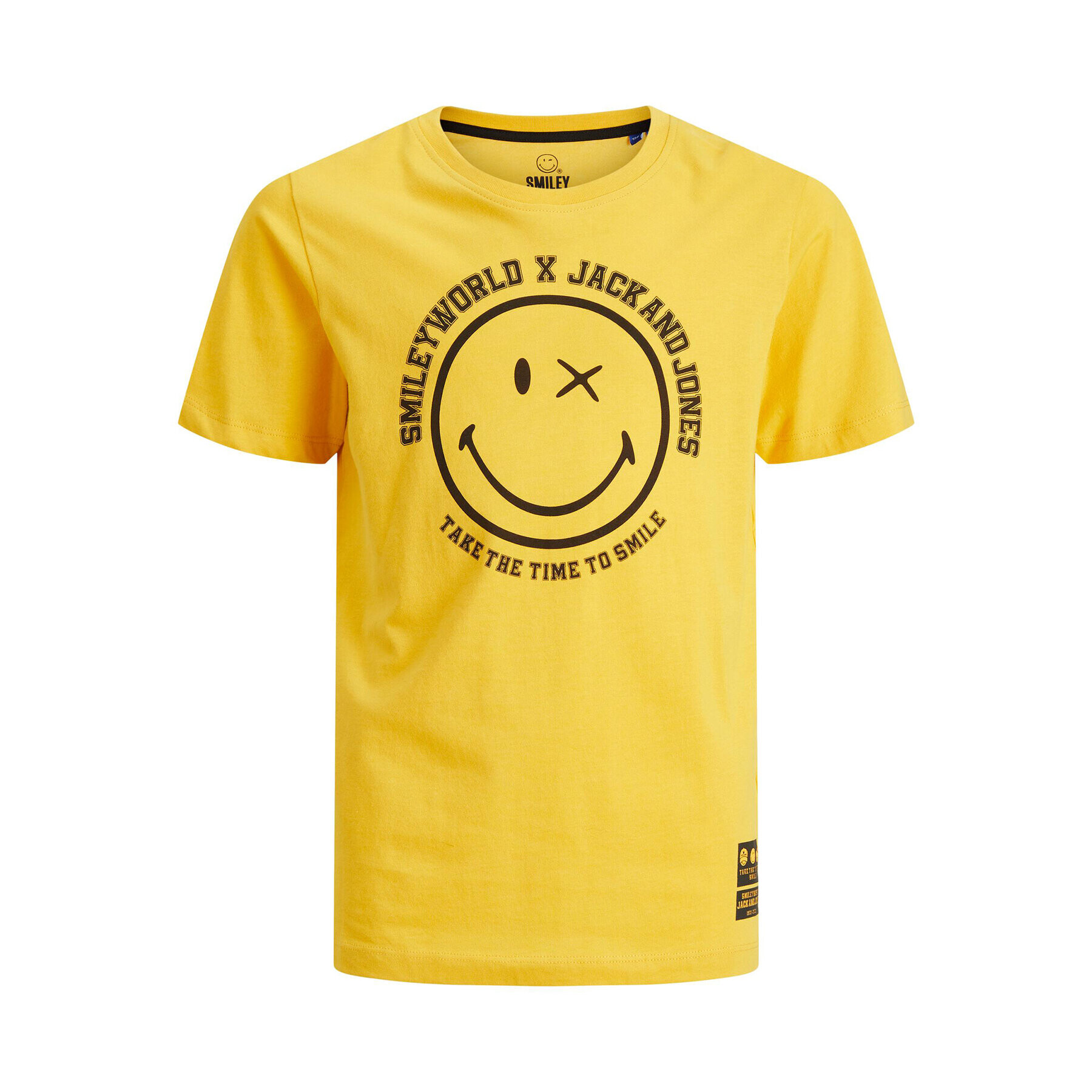 Jack&Jones Junior Tričko SMILEY WORLD 12223445 Žltá Regular Fit - Pepit.sk