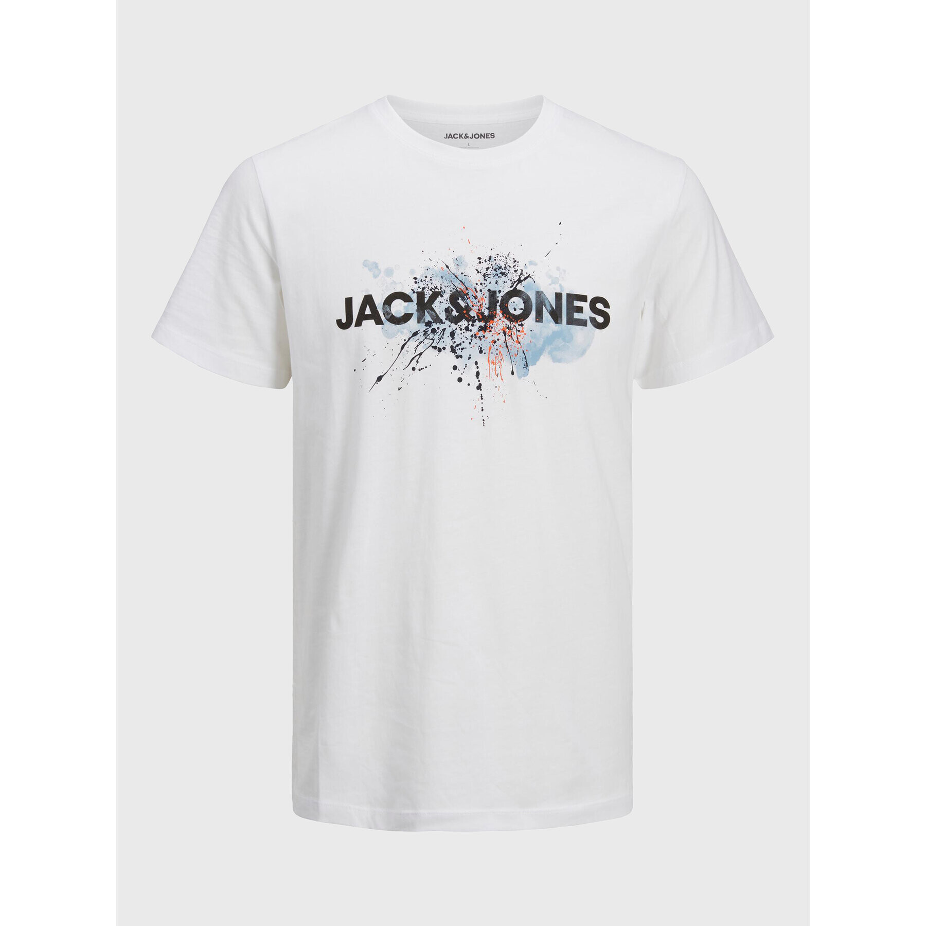 Jack&Jones Junior Tričko Tear 12213369 Biela Regular Fit - Pepit.sk