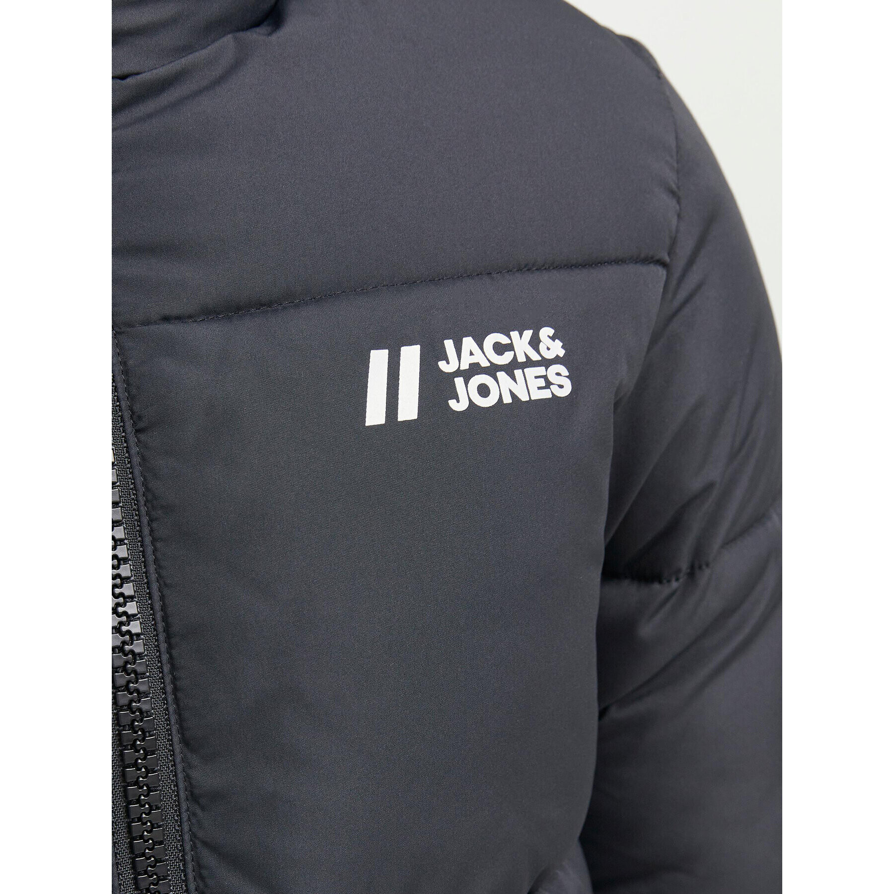 Jack&Jones Junior Vatovaná bunda 12238960 Čierna Regular Fit - Pepit.sk