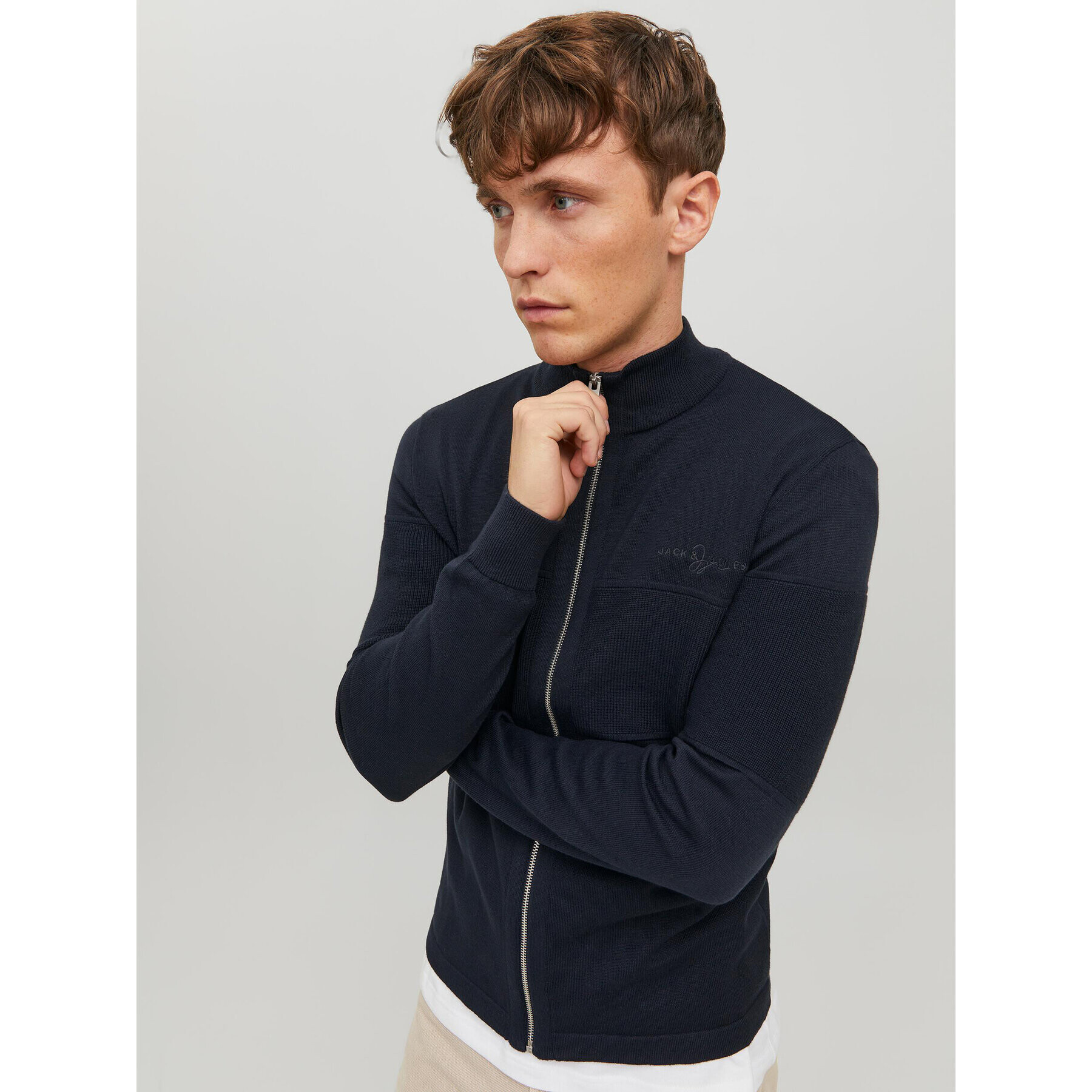 Jack&Jones Kardigán 12228430 Tmavomodrá - Pepit.sk