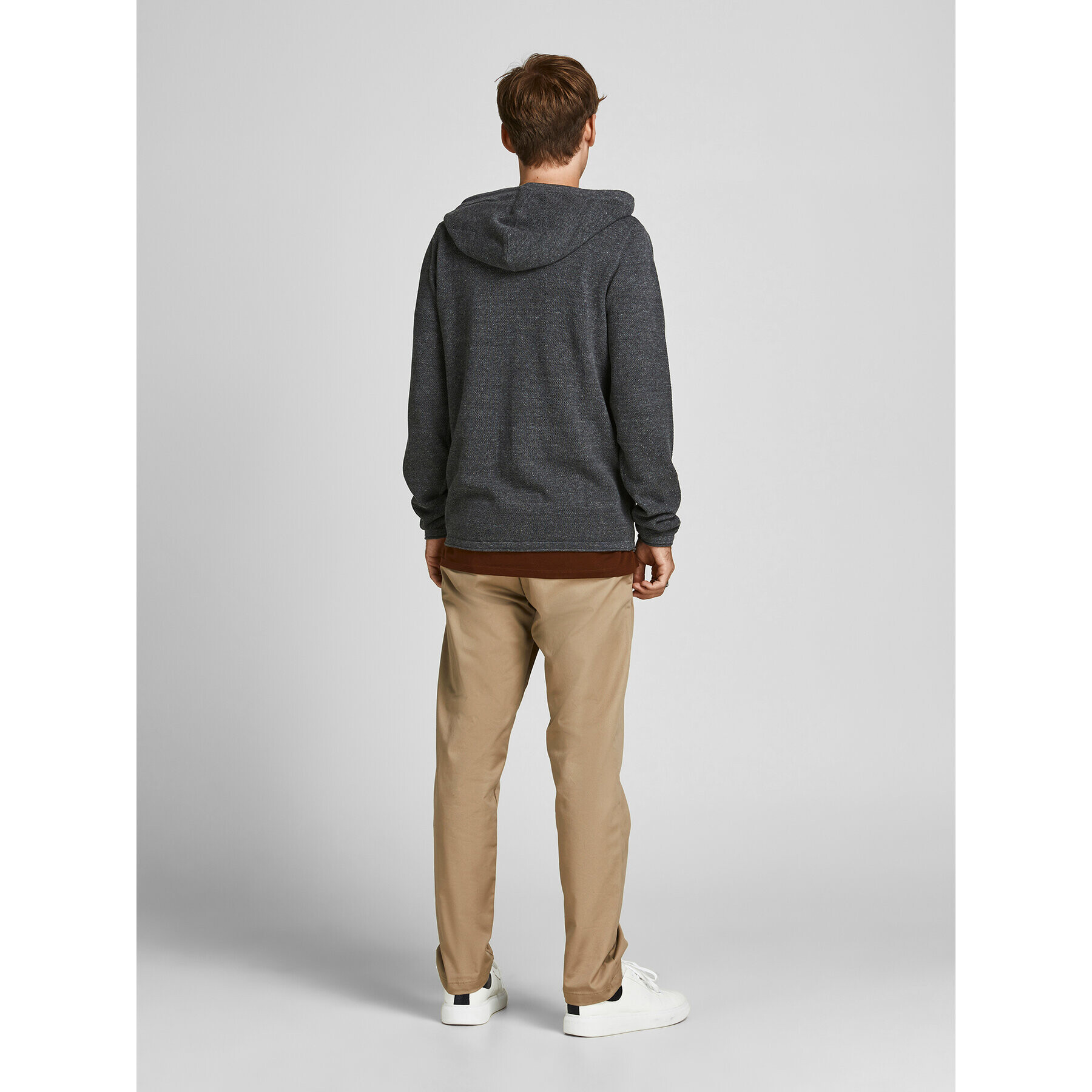 Jack&Jones Kardigán Hill 12190154 Sivá Regular Fit - Pepit.sk