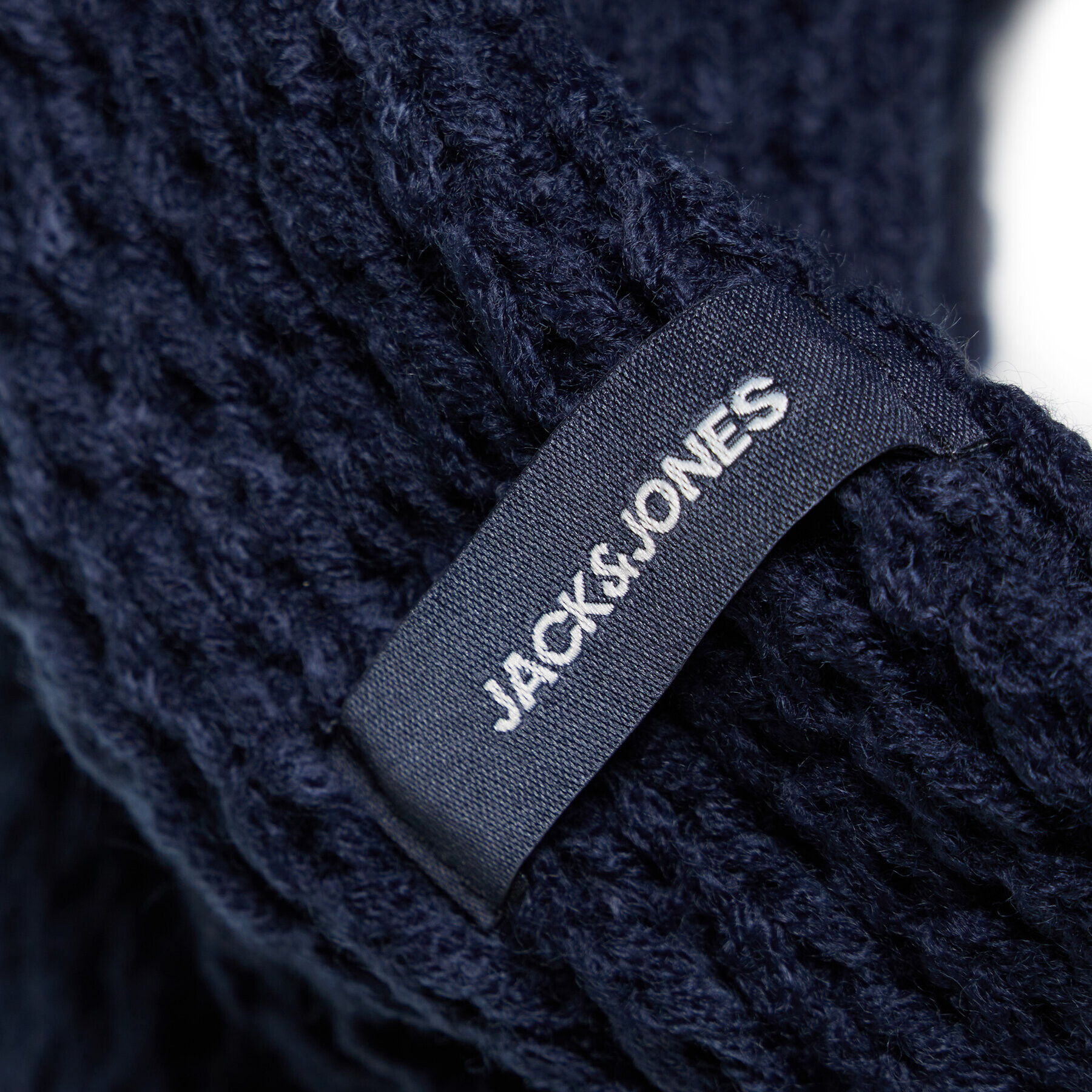 Jack&Jones Komínový šál Waffle Knit 12127829 Tmavomodrá - Pepit.sk