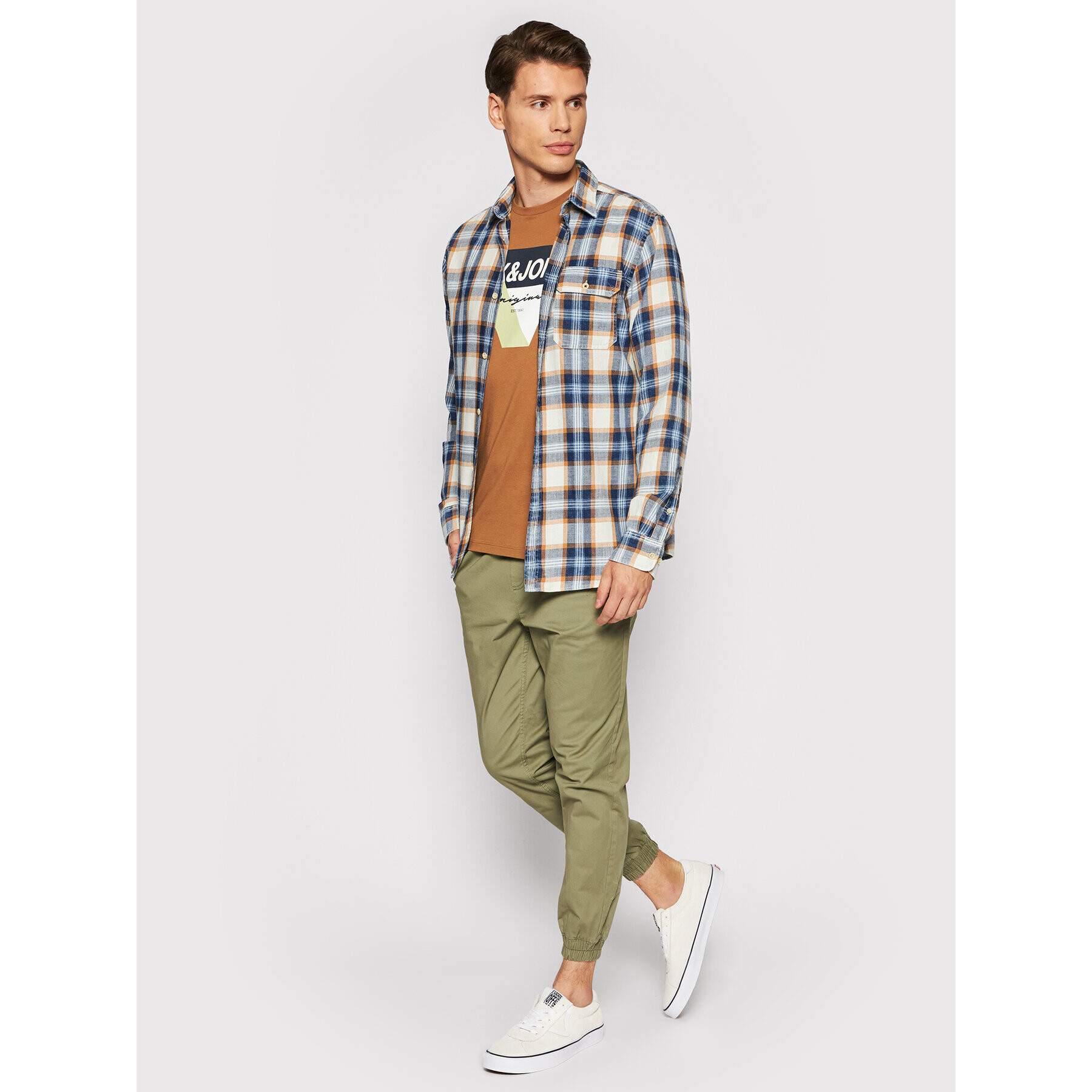 Jack&Jones Košeľa Jones 12191169 Modrá Regular Fit - Pepit.sk