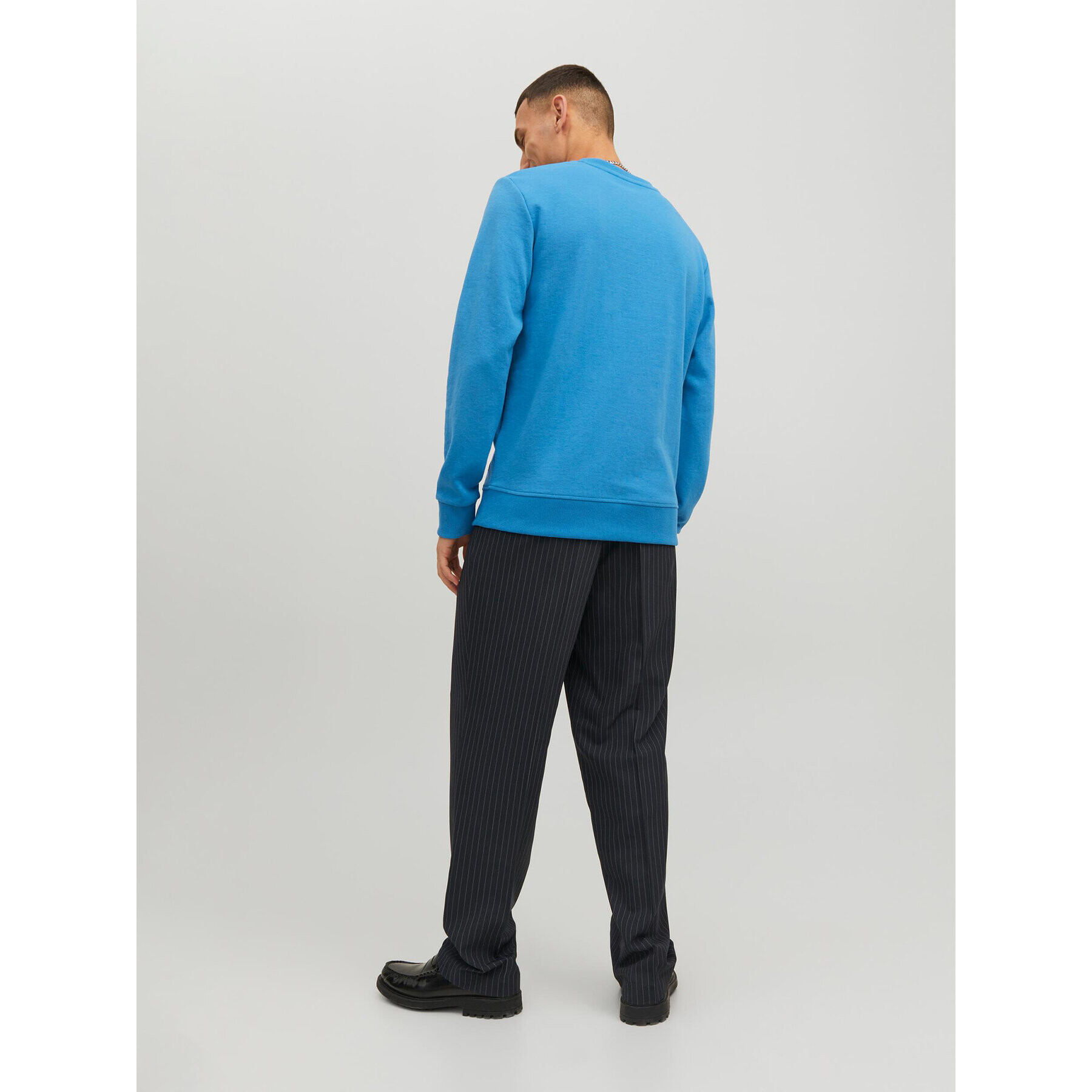 Jack&Jones Mikina Basic 12181903 Modrá Regular Fit - Pepit.sk