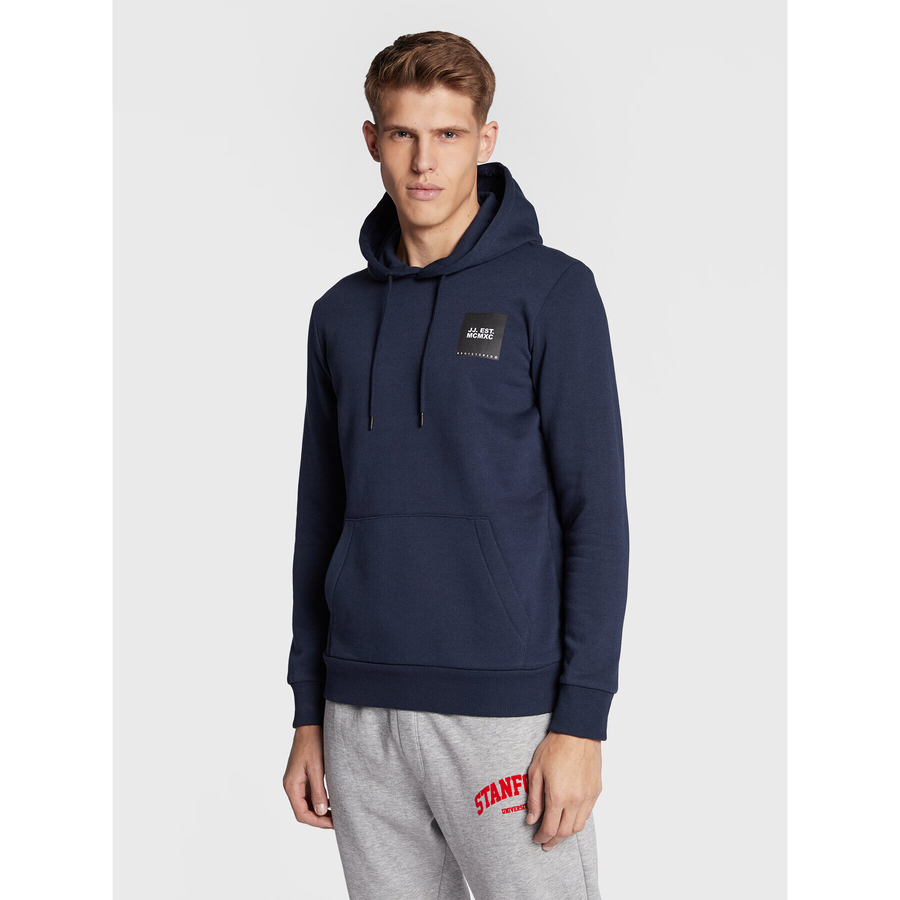 Jack&Jones Mikina Lock 12213245 Tmavomodrá Regular Fit - Pepit.sk