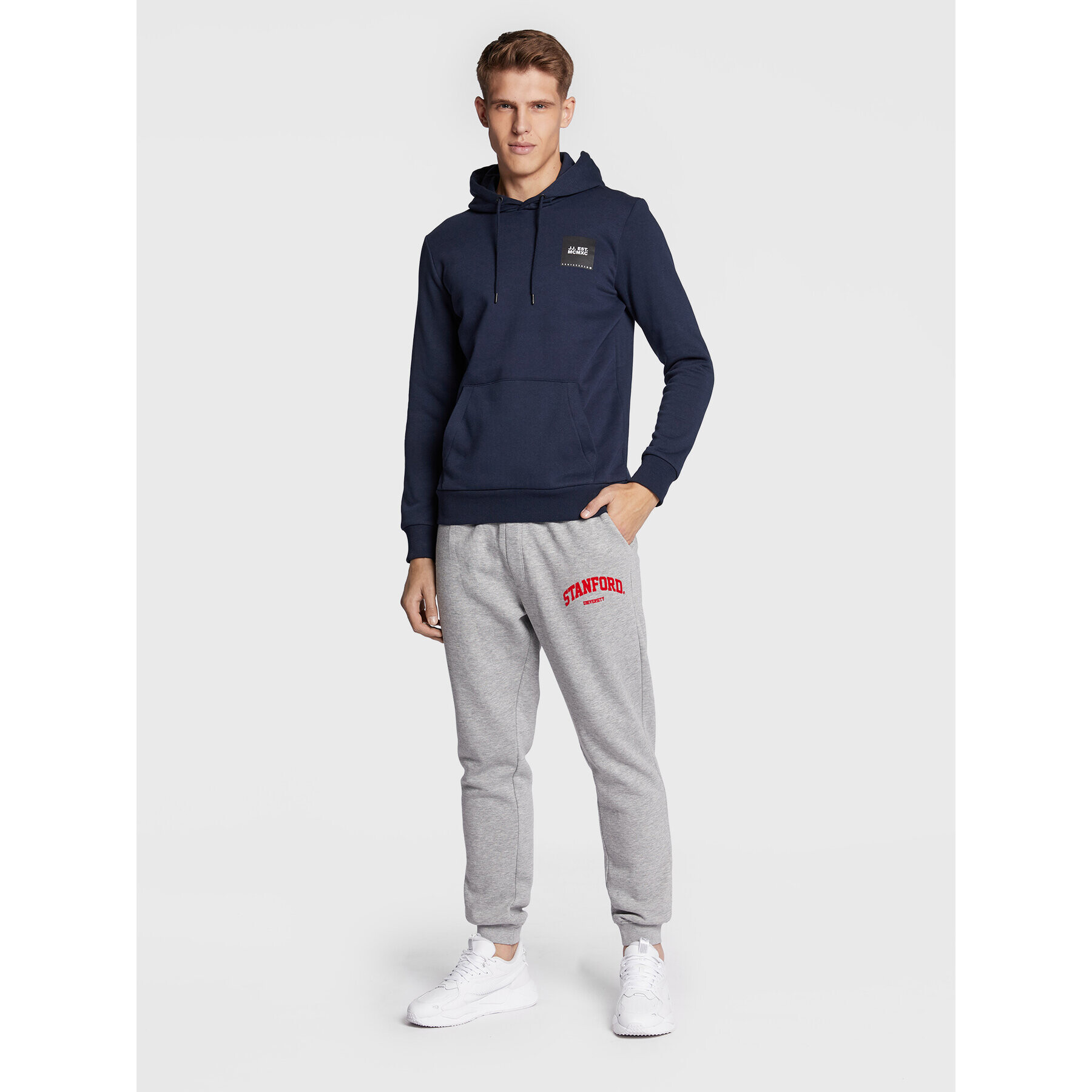 Jack&Jones Mikina Lock 12213245 Tmavomodrá Regular Fit - Pepit.sk