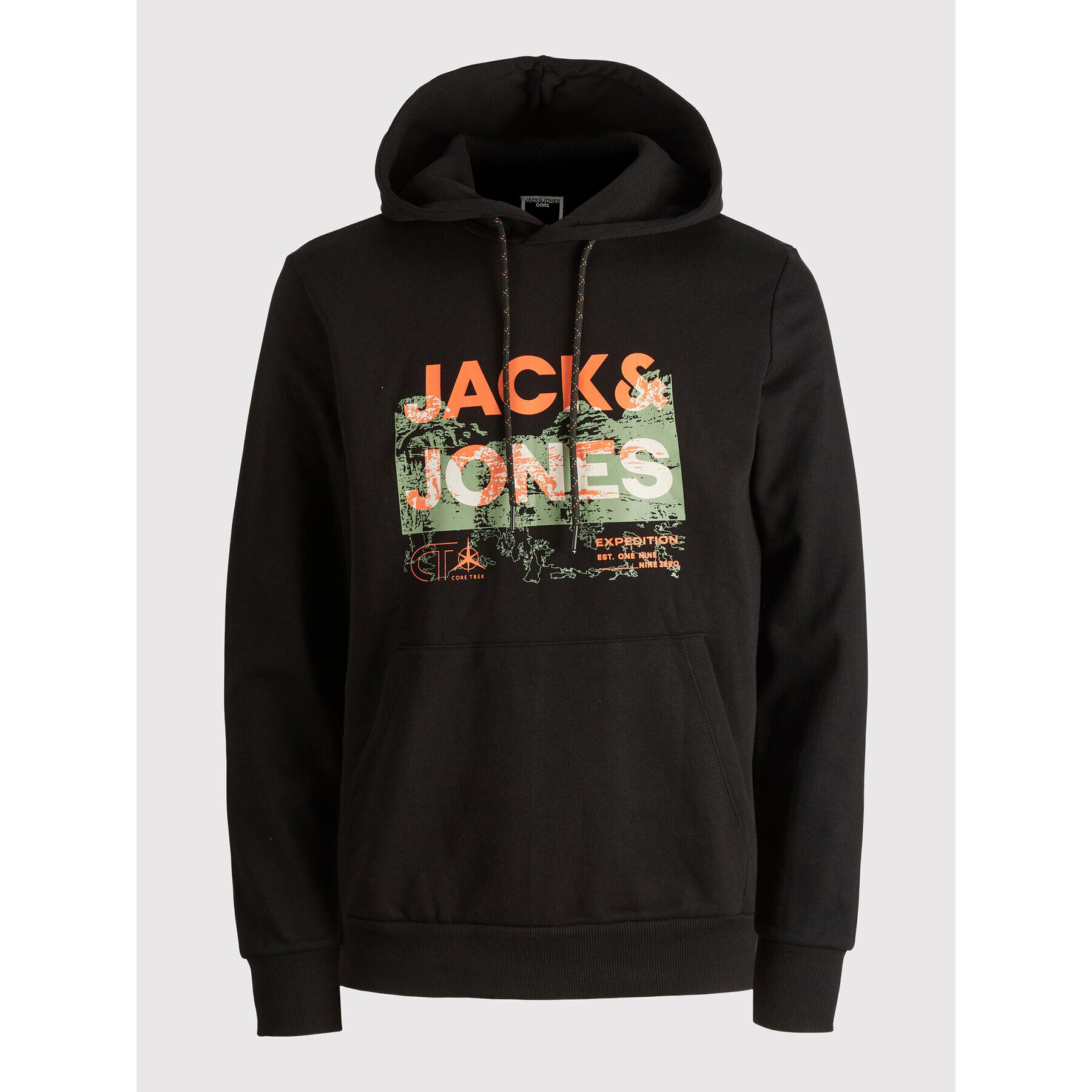 Jack&Jones Mikina Trek 12210076 Čierna Regular Fit - Pepit.sk