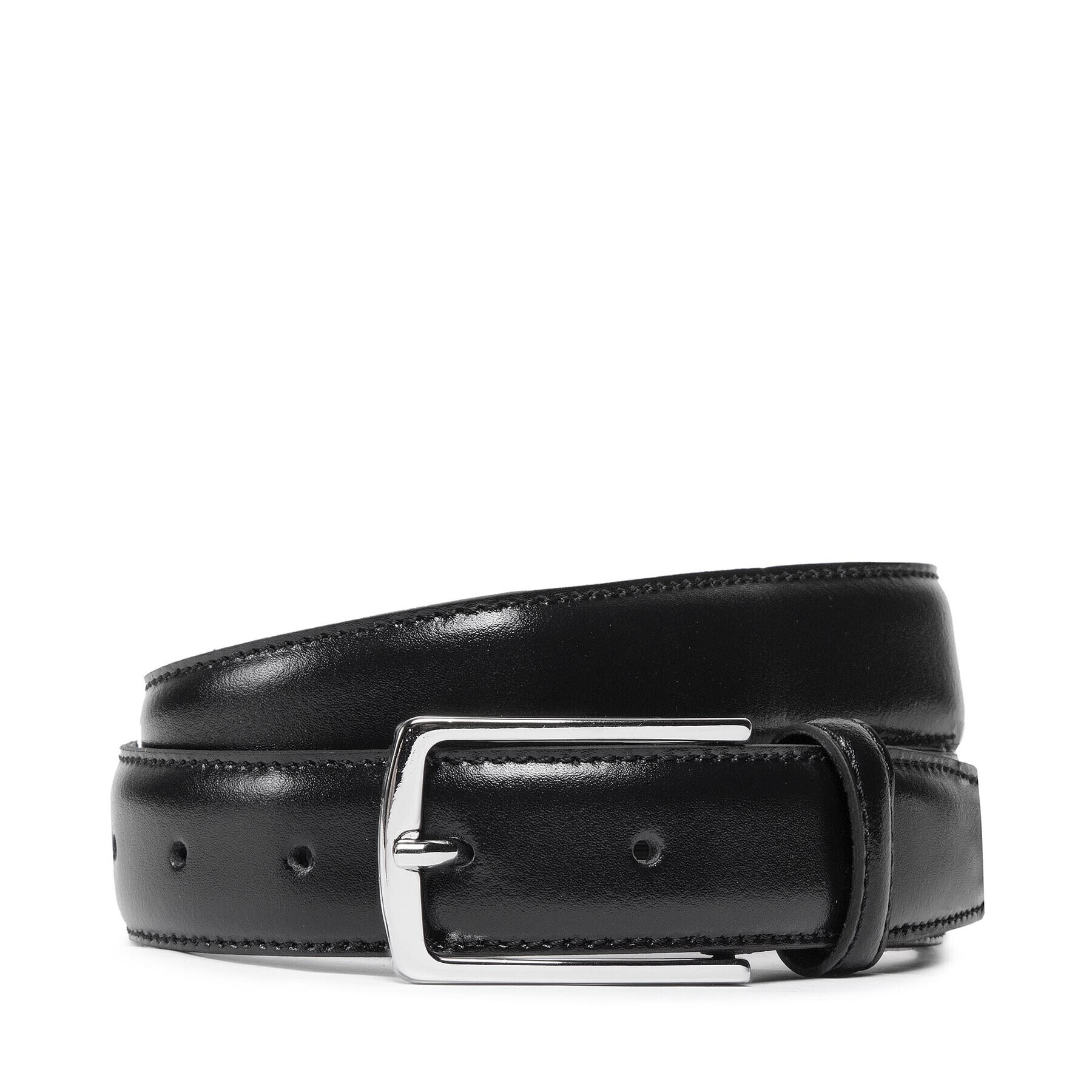 Jack&Jones Pánsky opasok Jacchristopher Belt Noos 12136795 Čierna - Pepit.sk