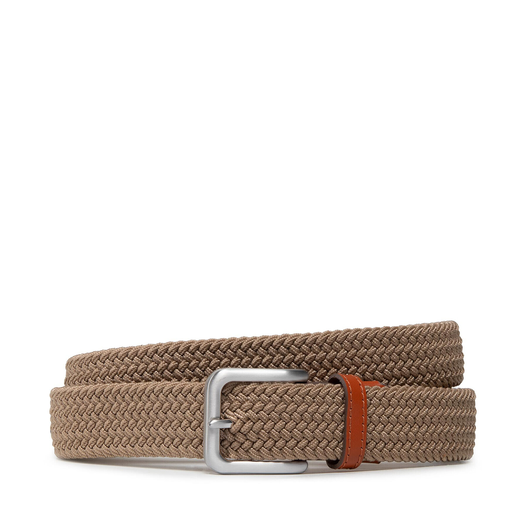 Jack&Jones Pánsky opasok Jacspring Woven Belt Noos12118114 Béžová - Pepit.sk