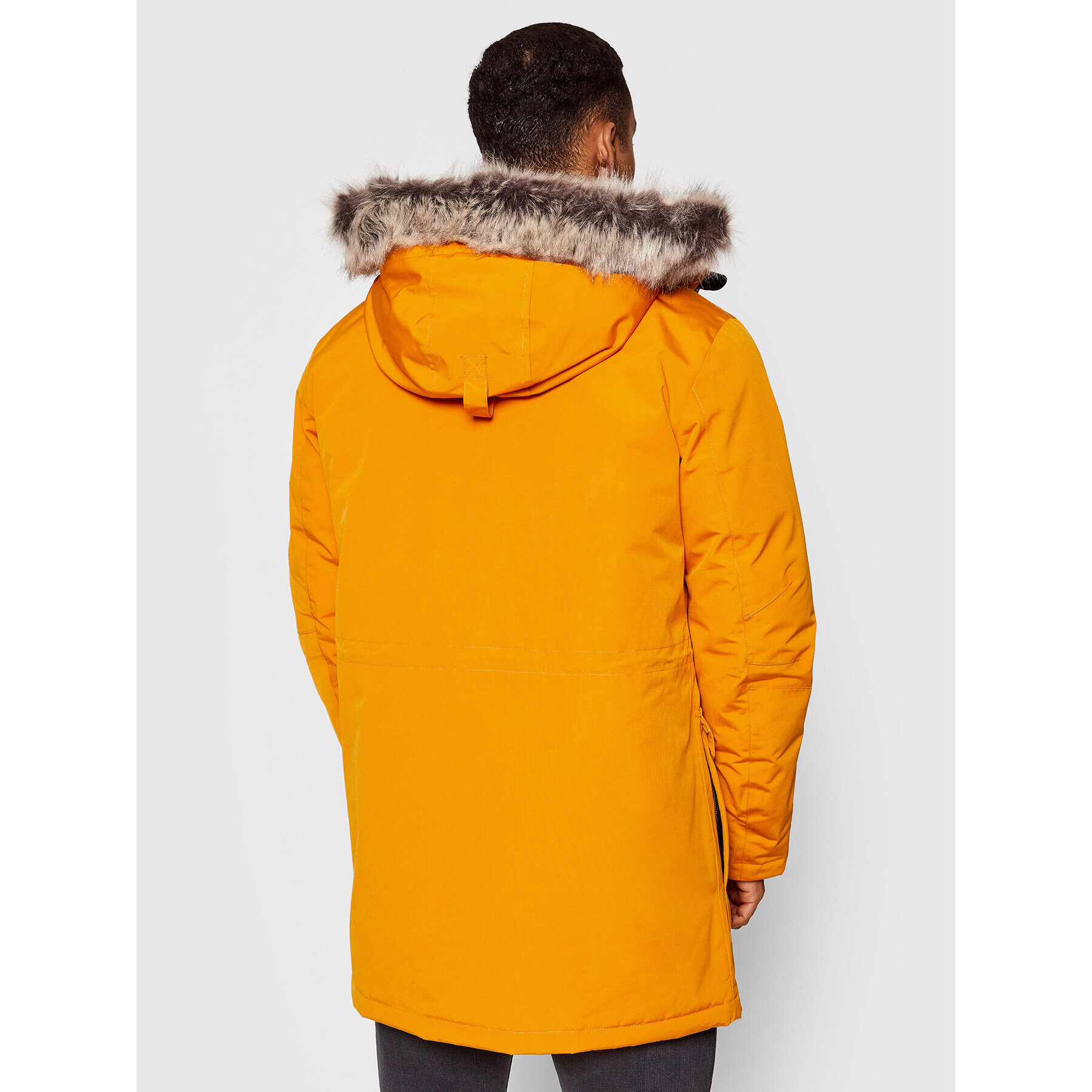 Jack&Jones Parka Meyland Hybrid 12157936 Oranžová Regular Fit - Pepit.sk