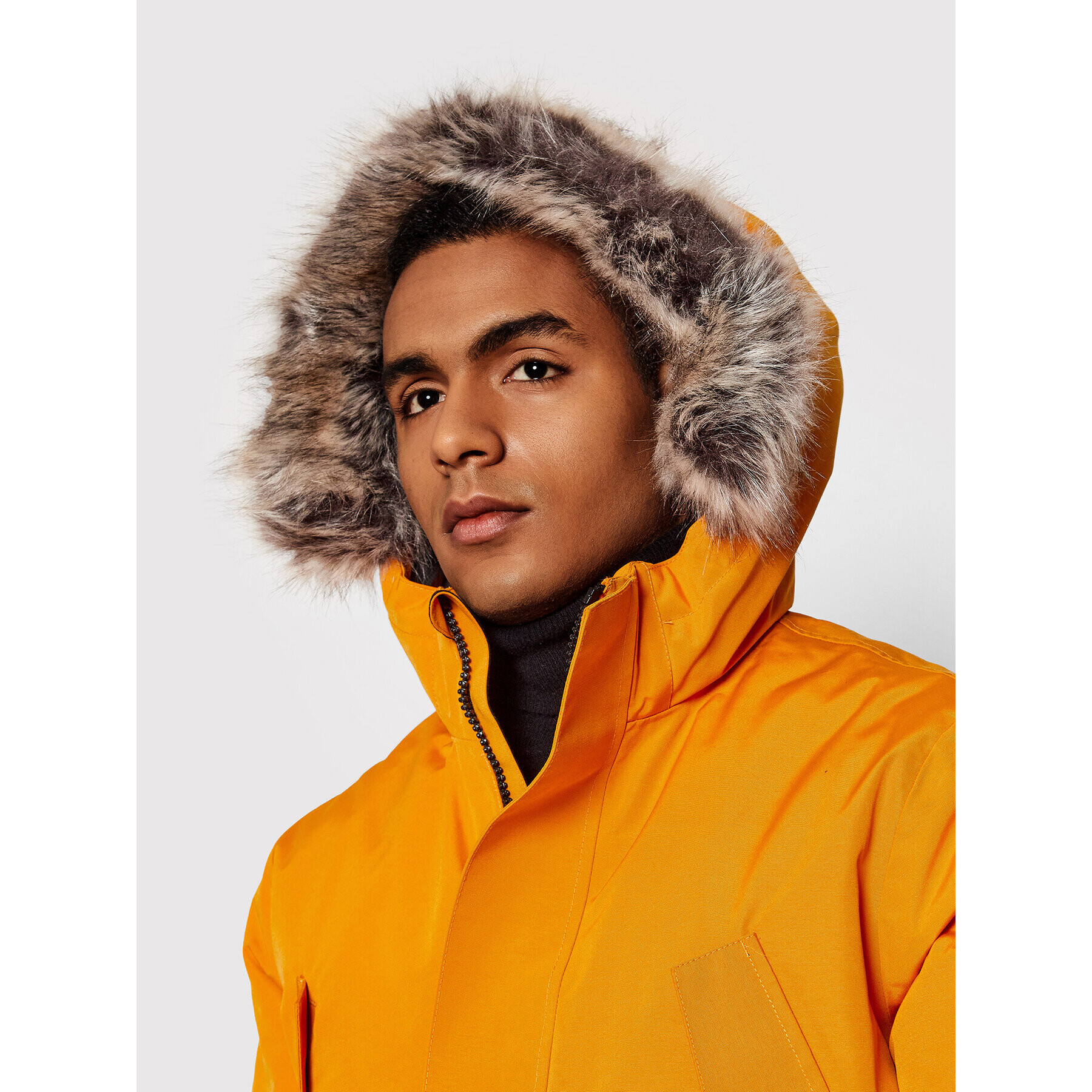 Jack&Jones Parka Meyland Hybrid 12157936 Oranžová Regular Fit - Pepit.sk