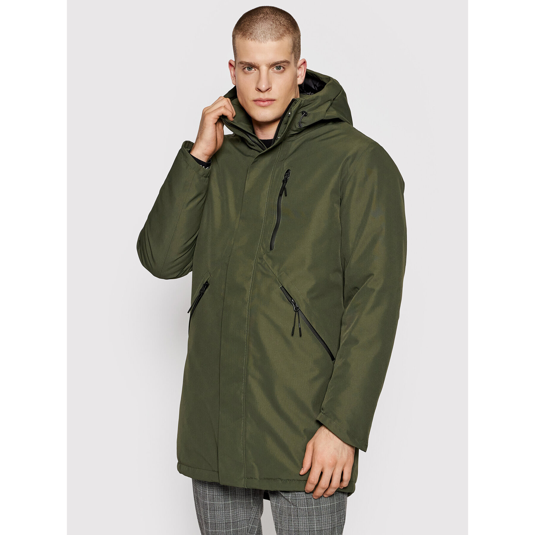 Jack&Jones Parka Northpoint 12190024 Zelená Regular Fit - Pepit.sk