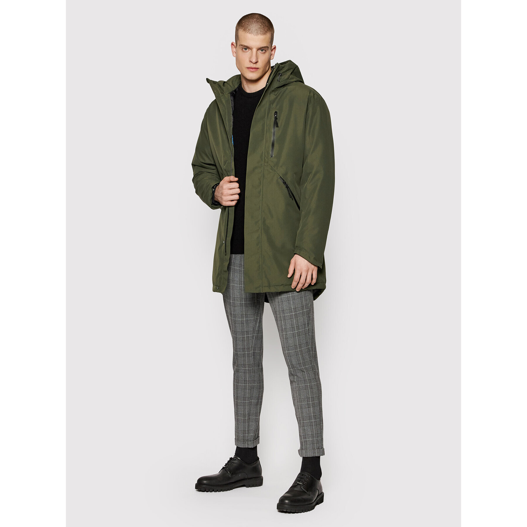 Jack&Jones Parka Northpoint 12190024 Zelená Regular Fit - Pepit.sk